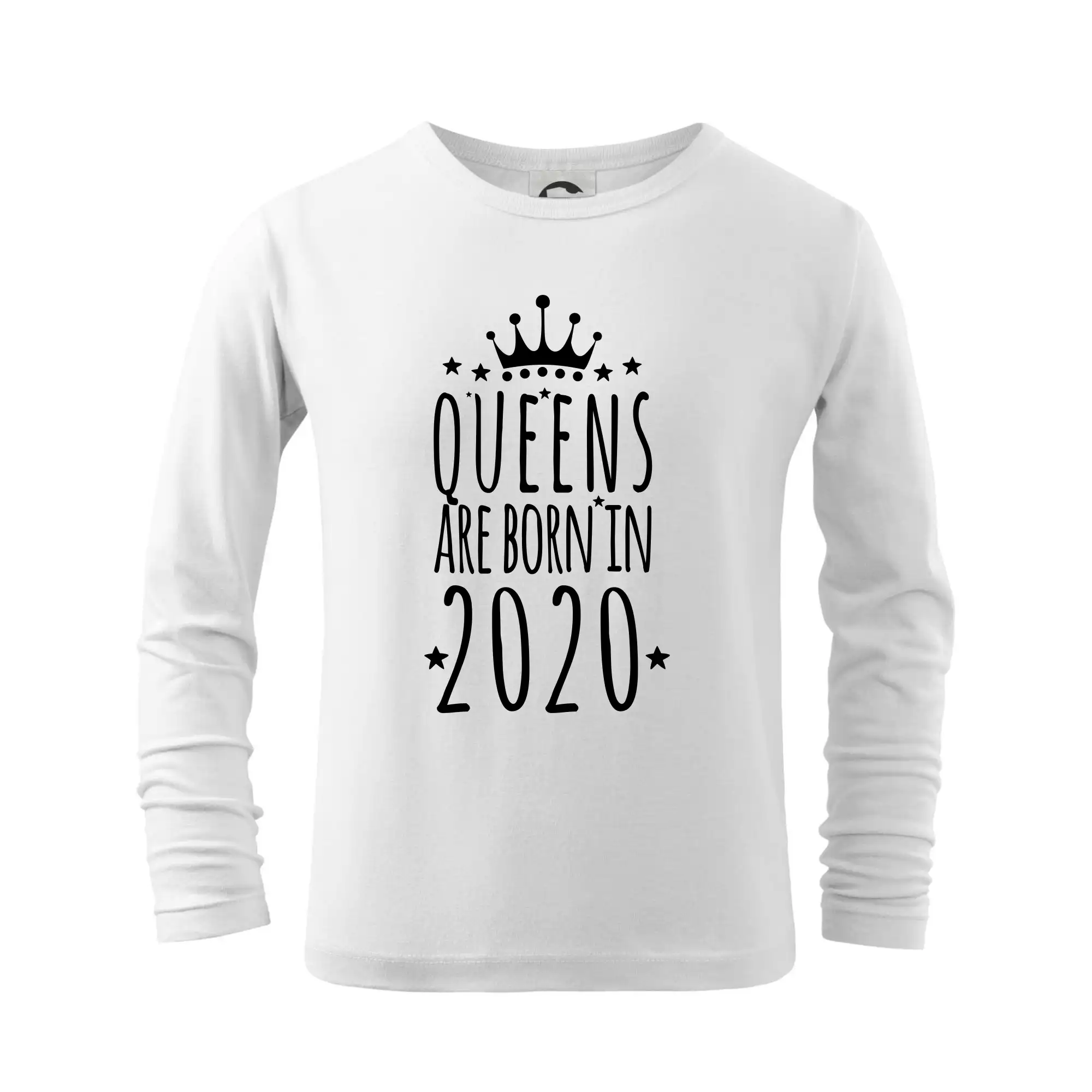 Queens are born in 2020 - Tričko detské Long Sleeve