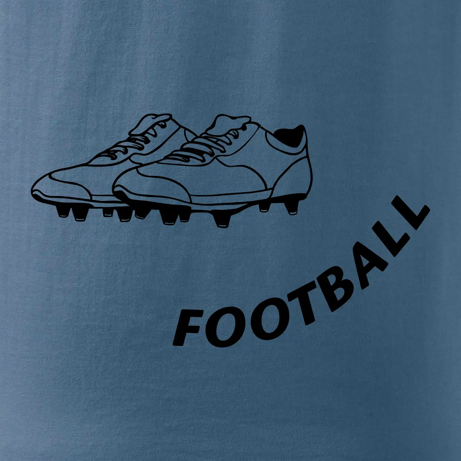 FOOTBALL nápis šikmo