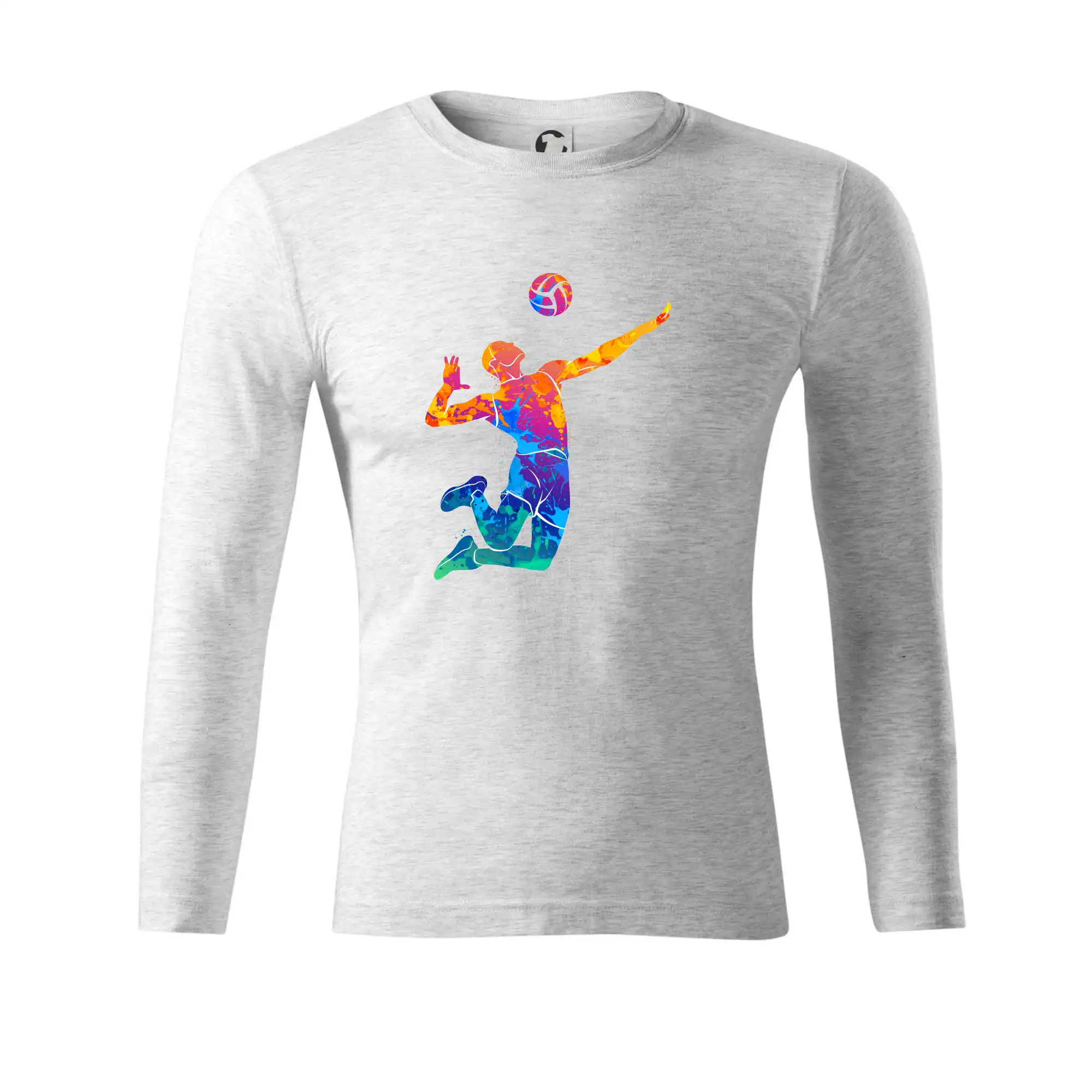 Volejbalista splash s míčem