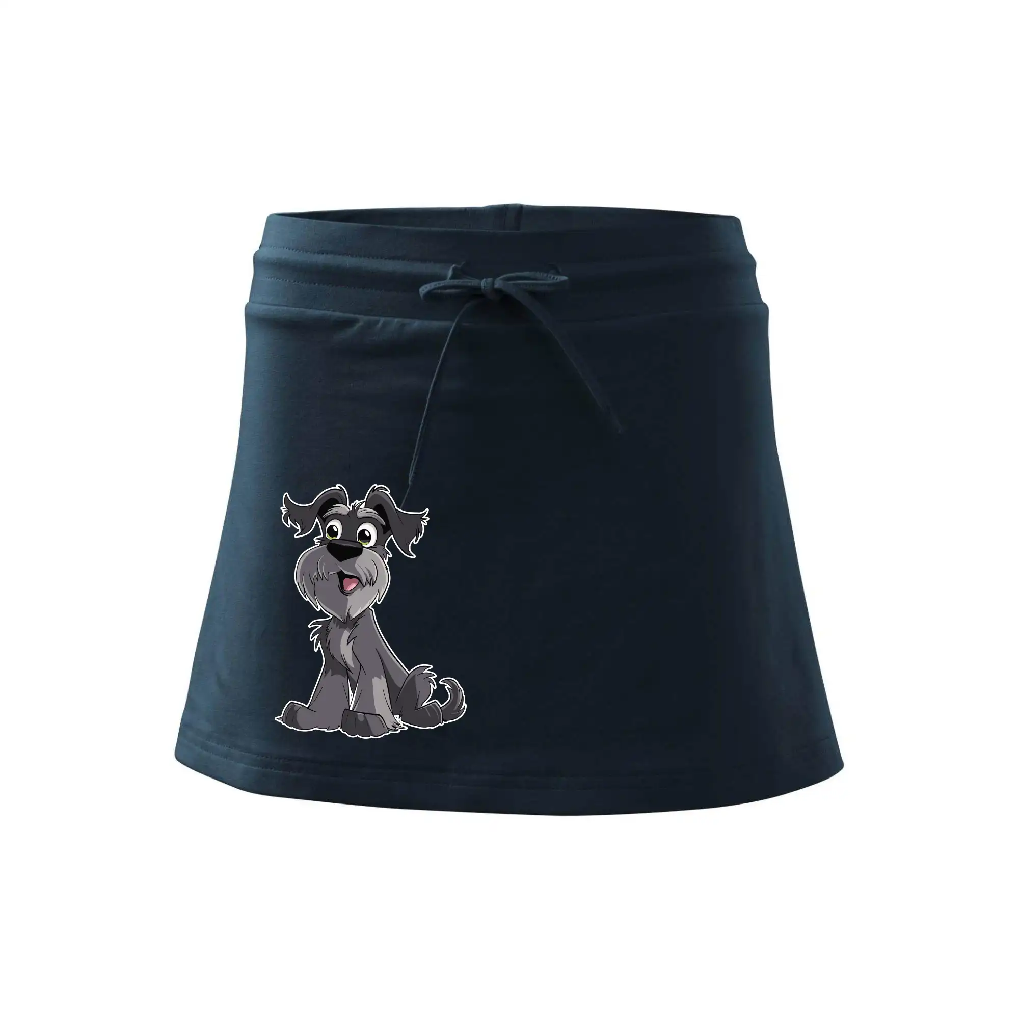 Knírač kreslený sedící