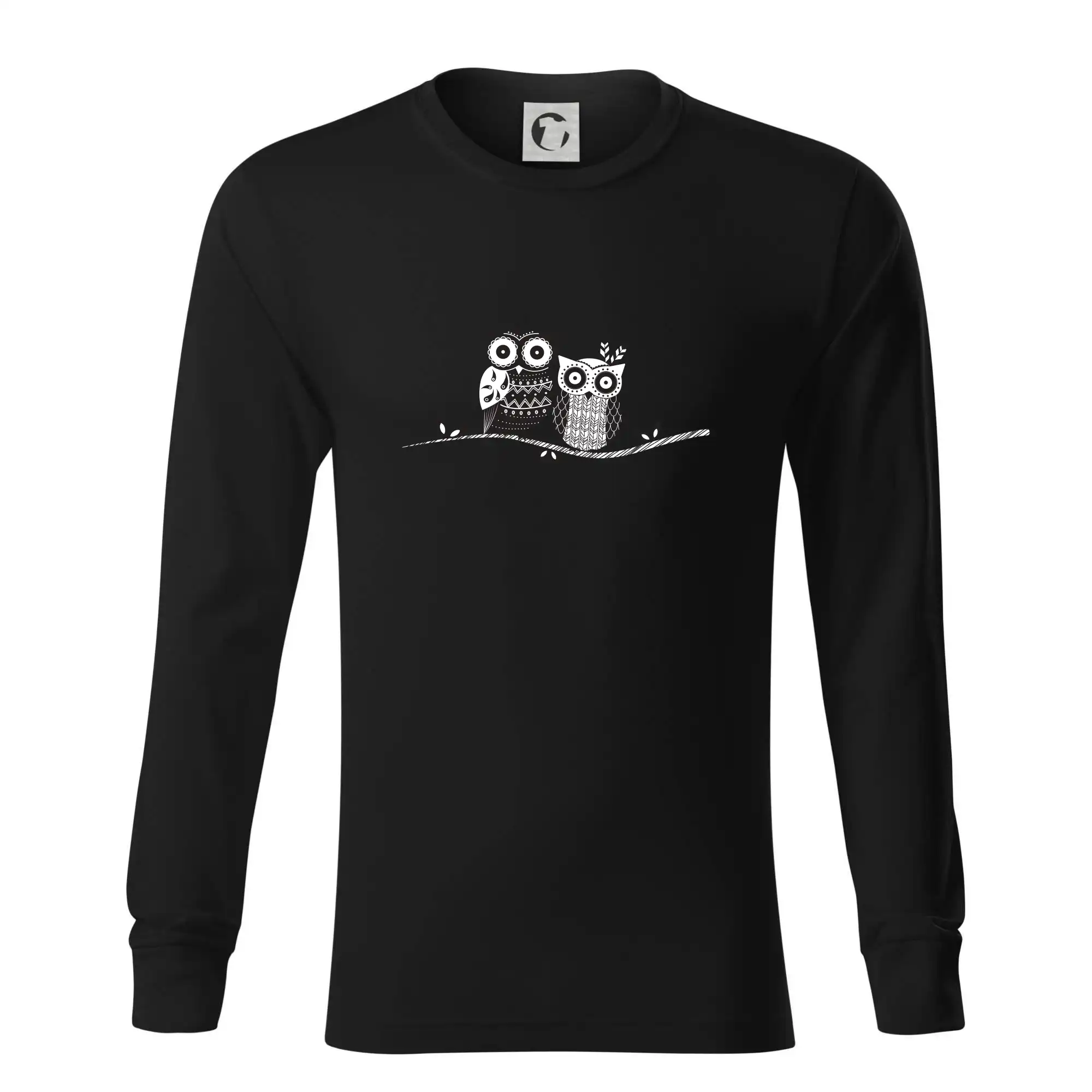 Dvě sovy abstraktní