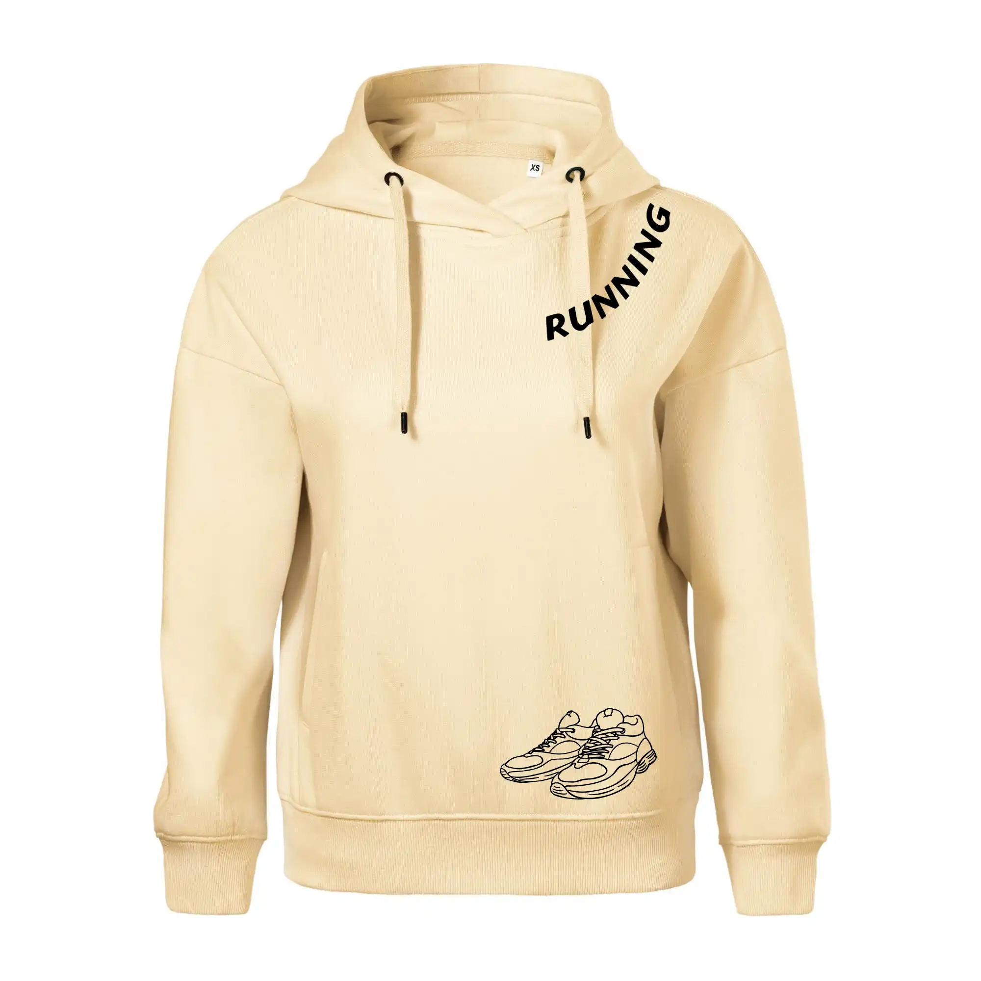 Running nápis šikmo