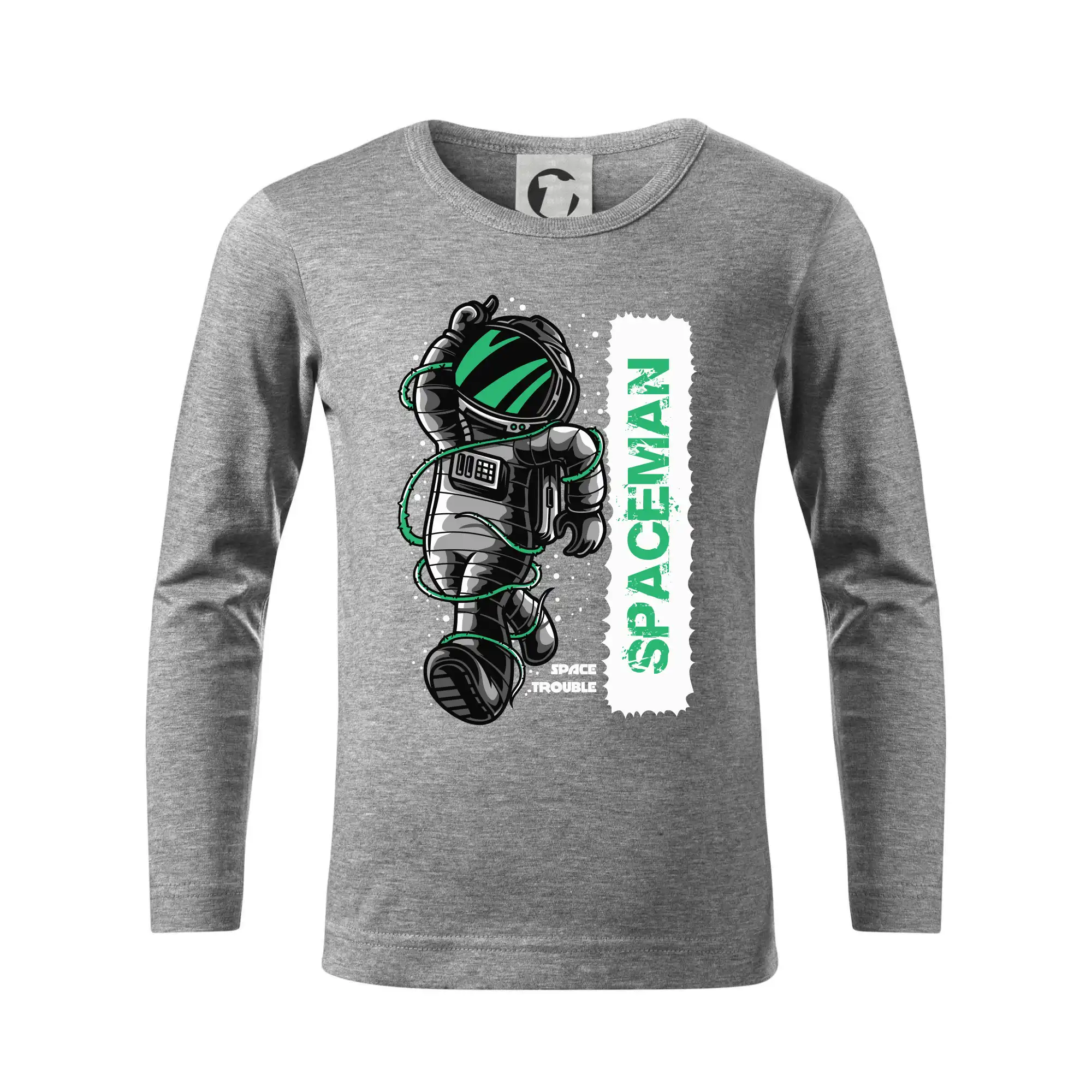 Vesmirne tričká - Spaceman trouble - Tričko detské Long Sleeve