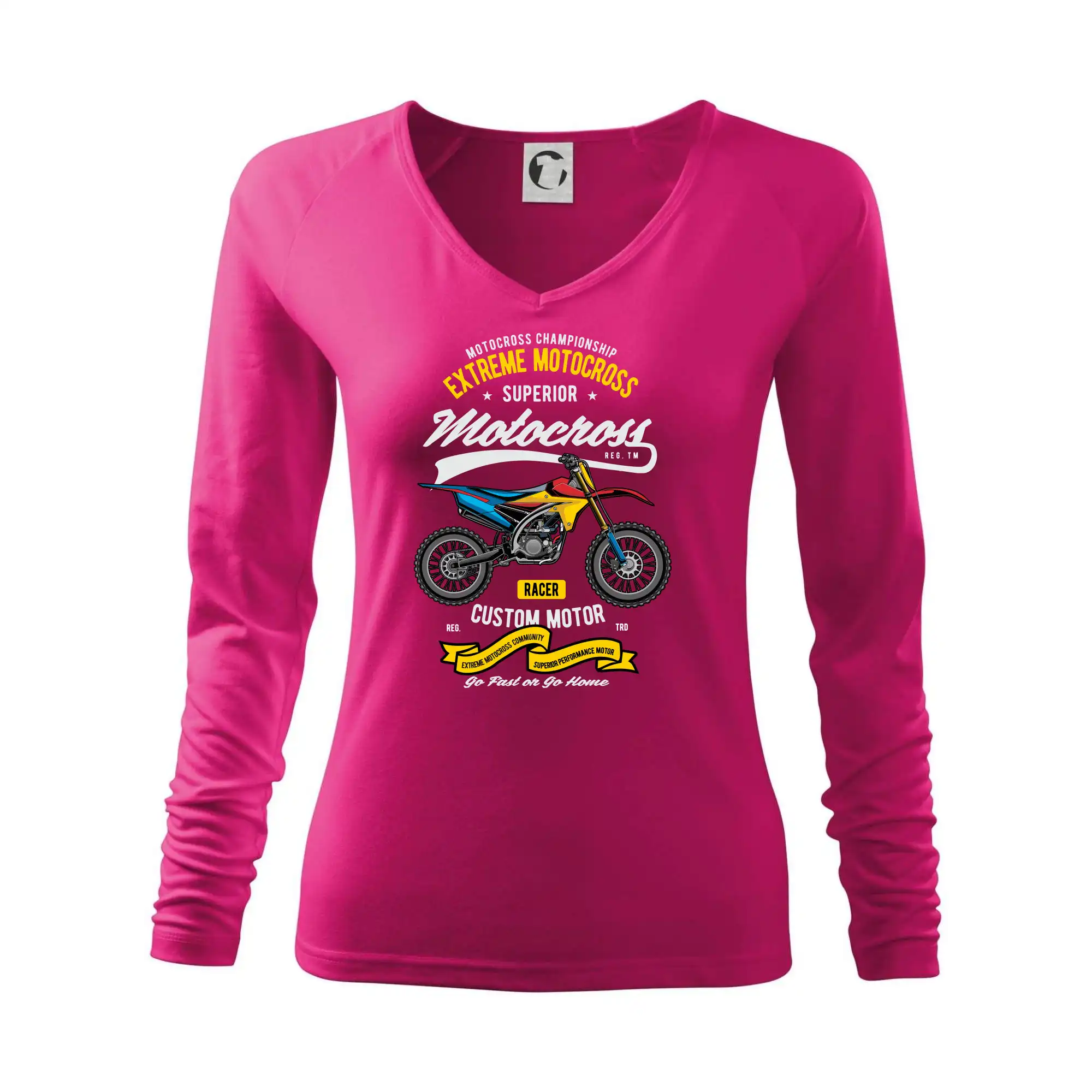 Motocross tričká - Motocross extreme custom motor - Tričko dámske Elegance