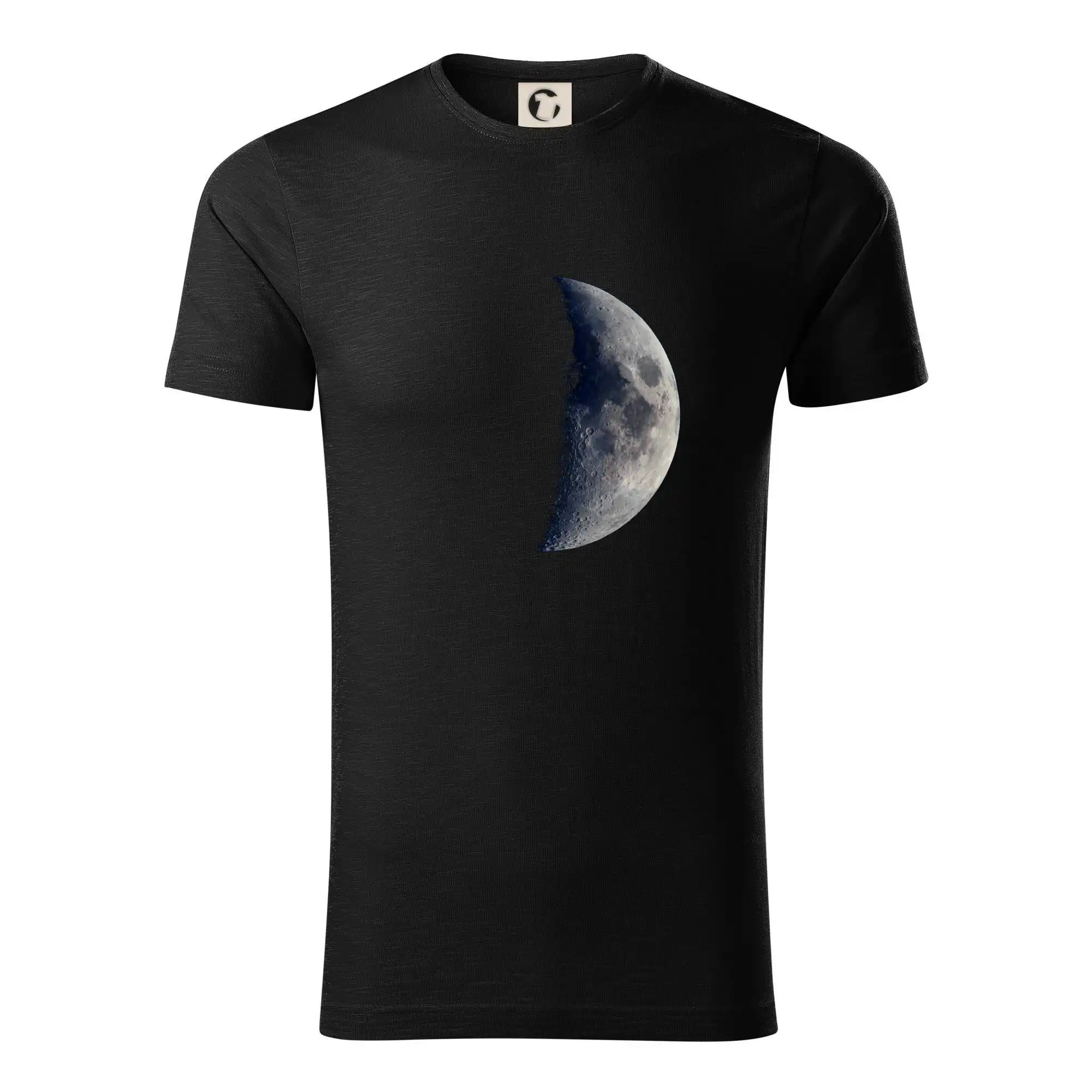 Vesmirne tričká - Fotky planét - mesiac - Tričko z organickej bavlny