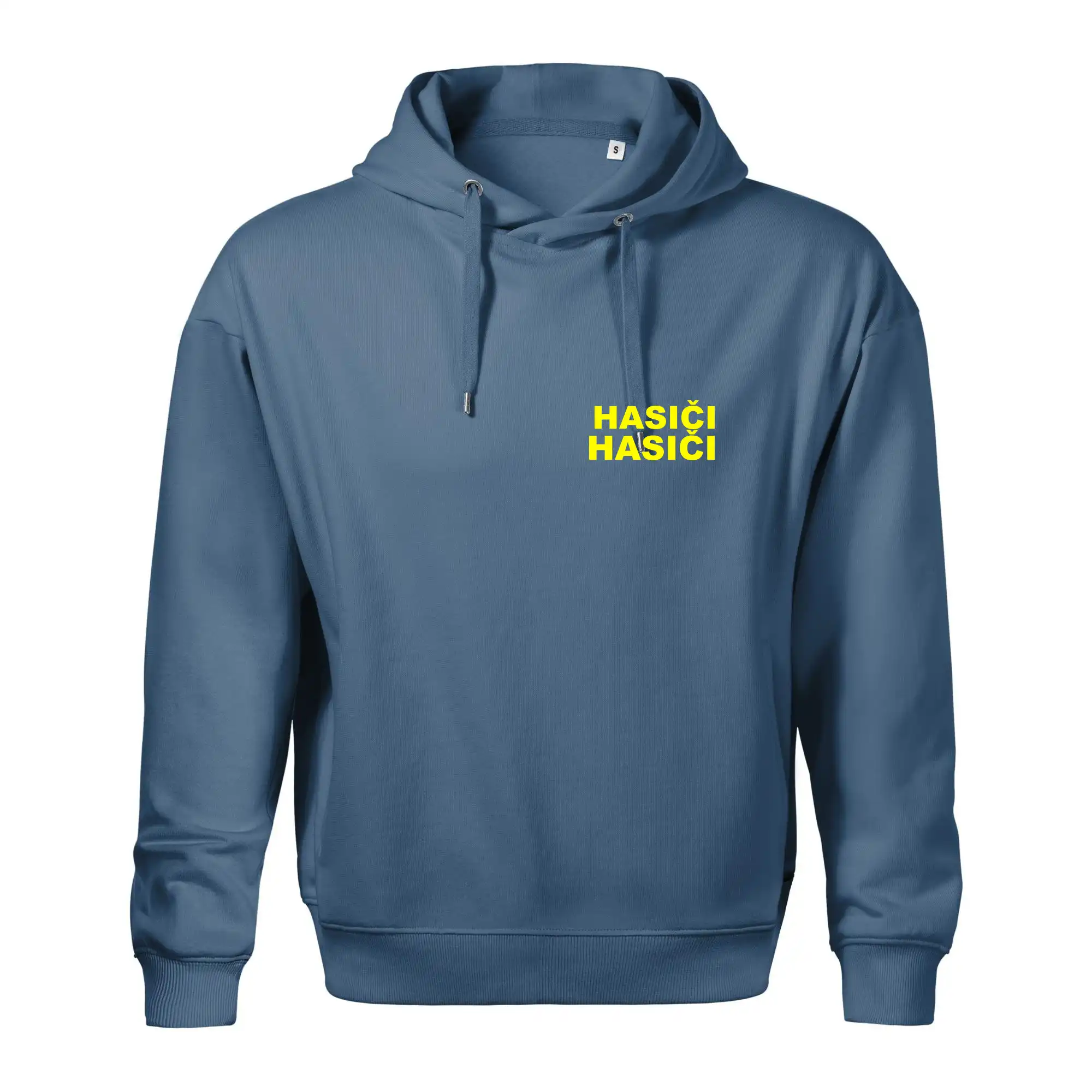Originálne tričká pre hasičov - Hasiči názov samostatný - Oversized mikina pánska Moon - kratšia + širšia