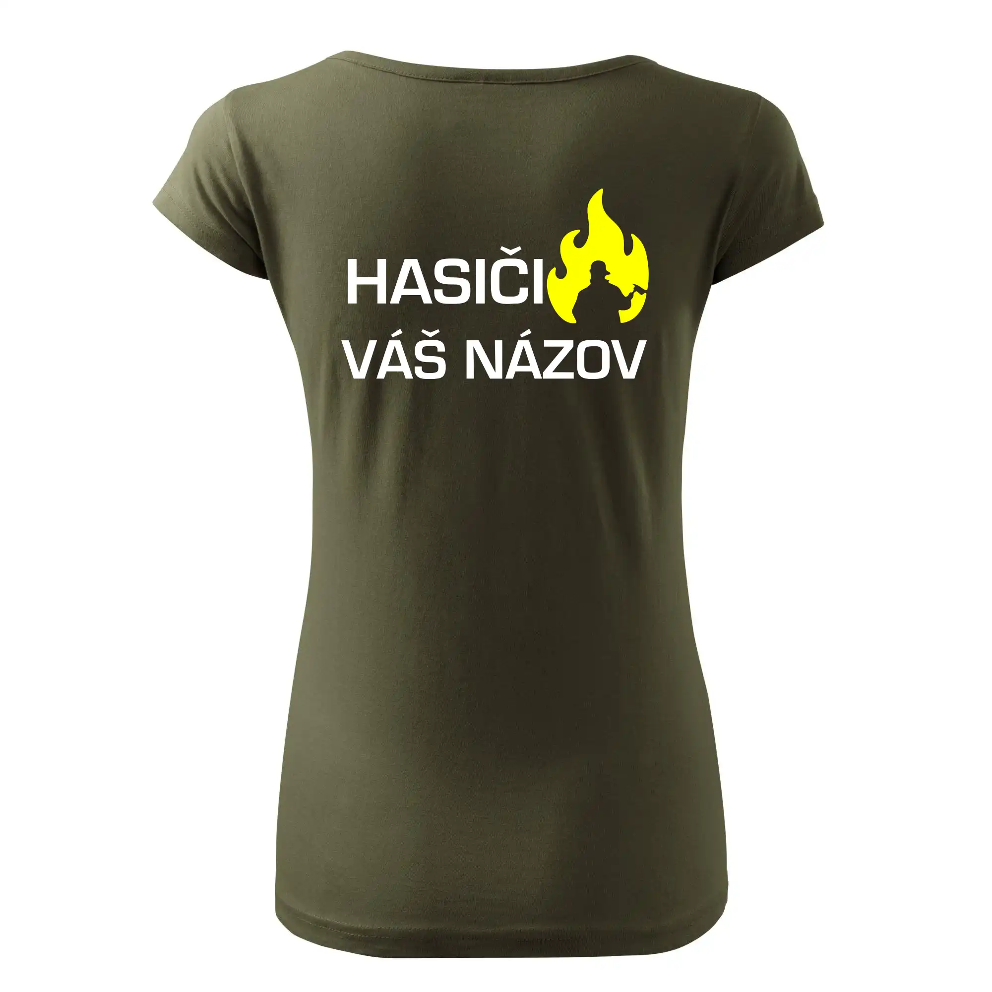 Hasiči - Váš názov - FLUO + Reflexná potlač