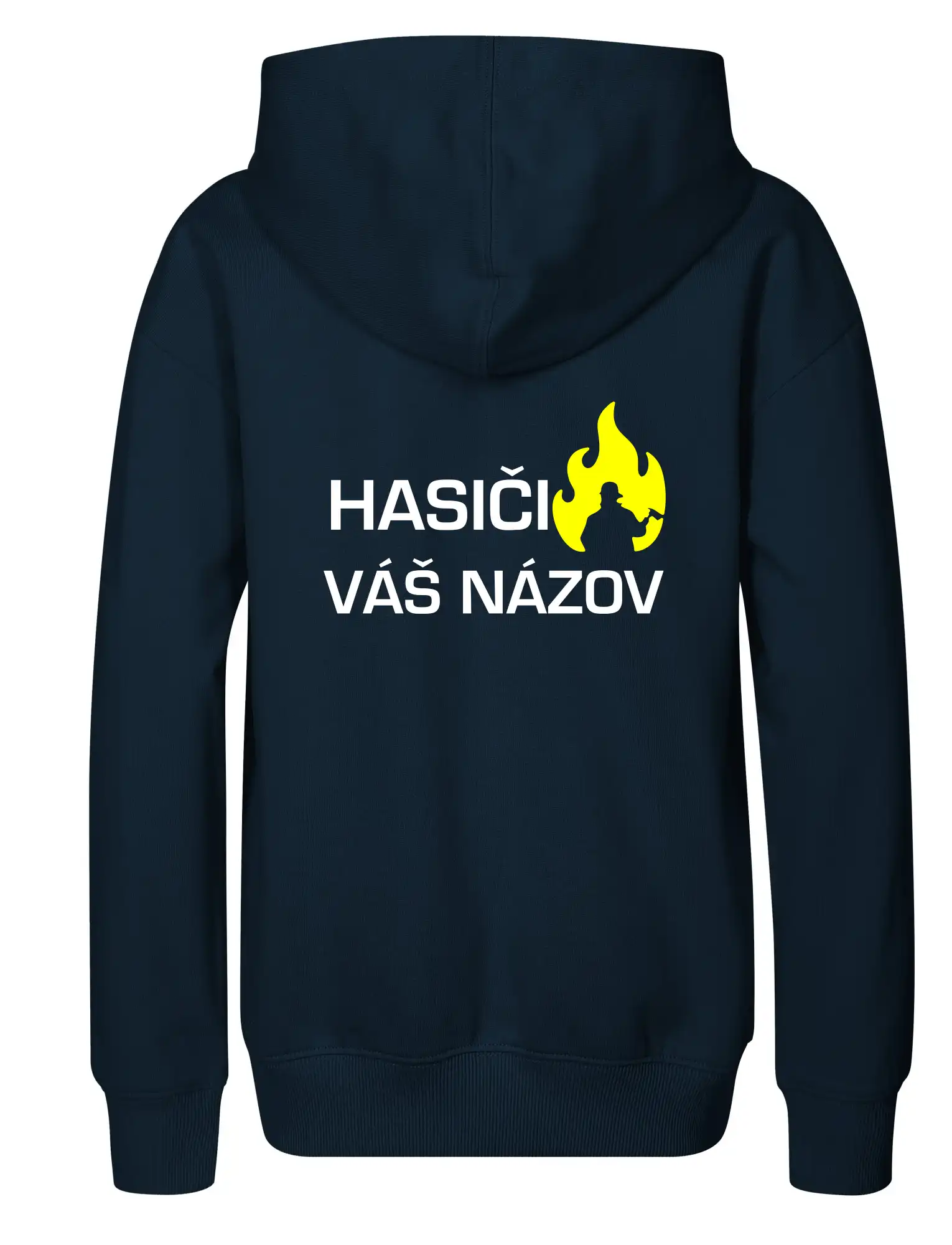 Hasiči - Váš názov - FLUO + Reflexná potlač