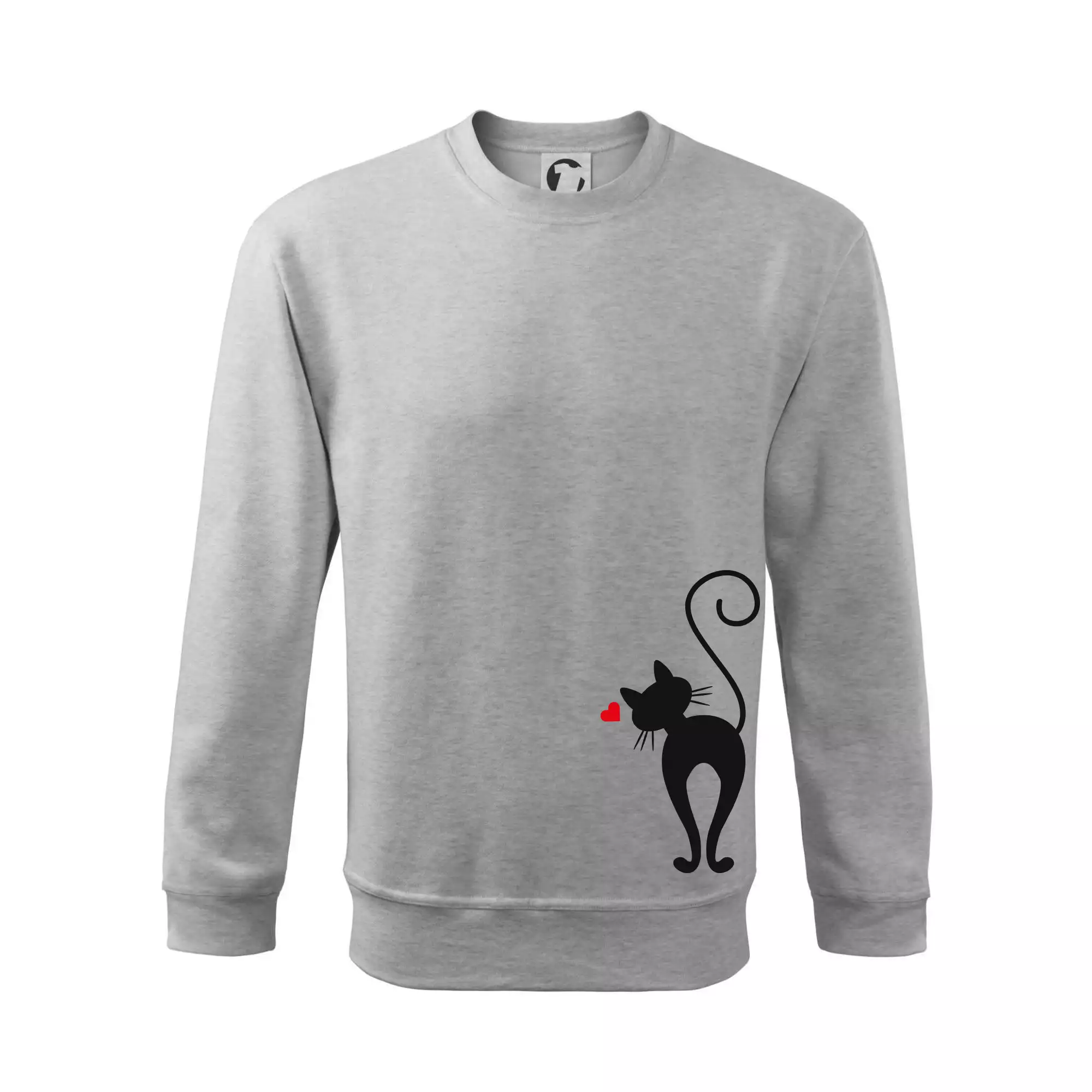 Zamilovaná kočka zezadu