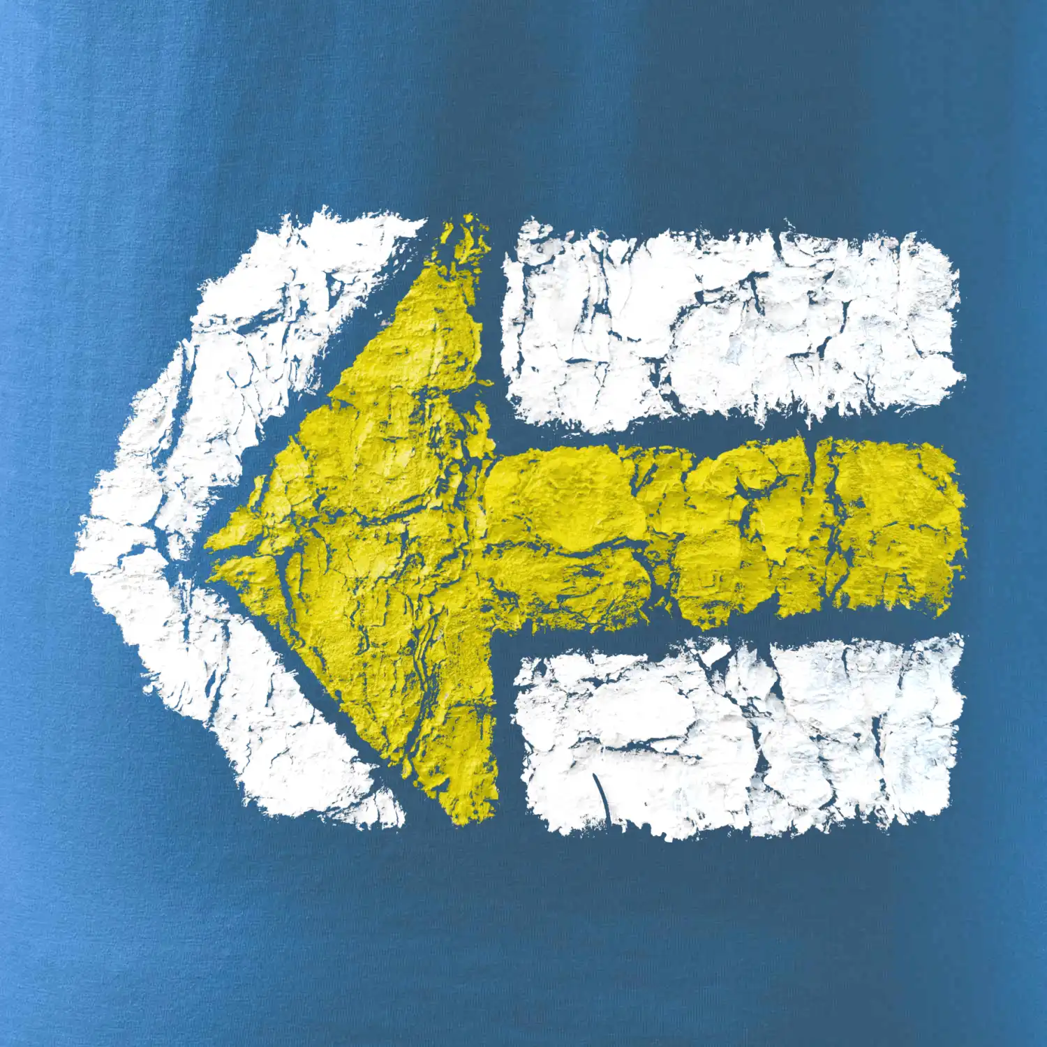 Párová turistická značka žlutá