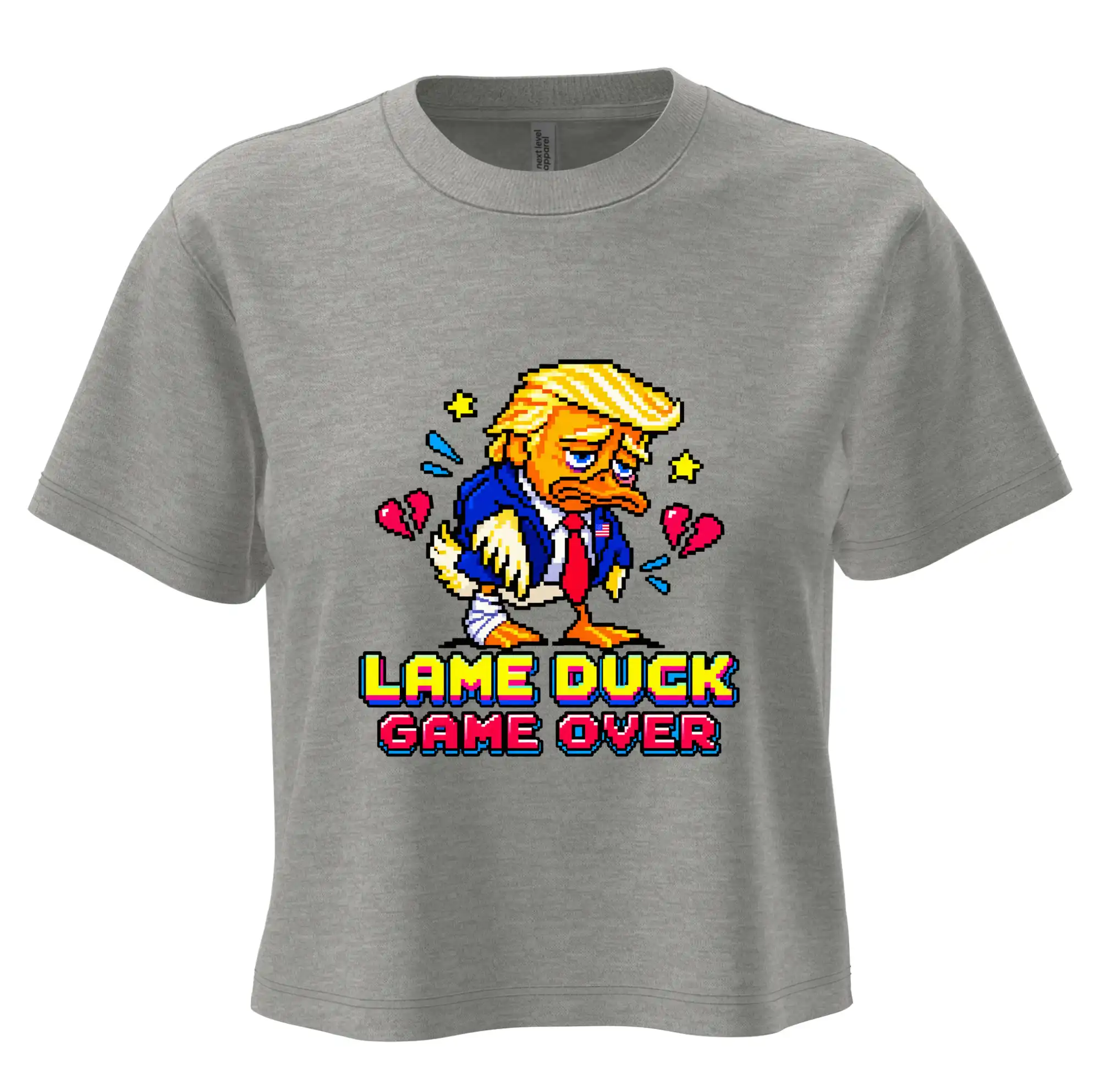 Trump lame duck pixel art game over