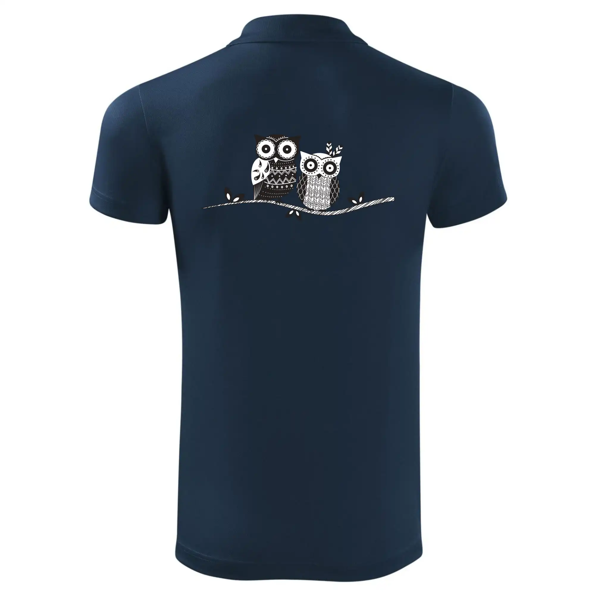 Dvě sovy abstraktní