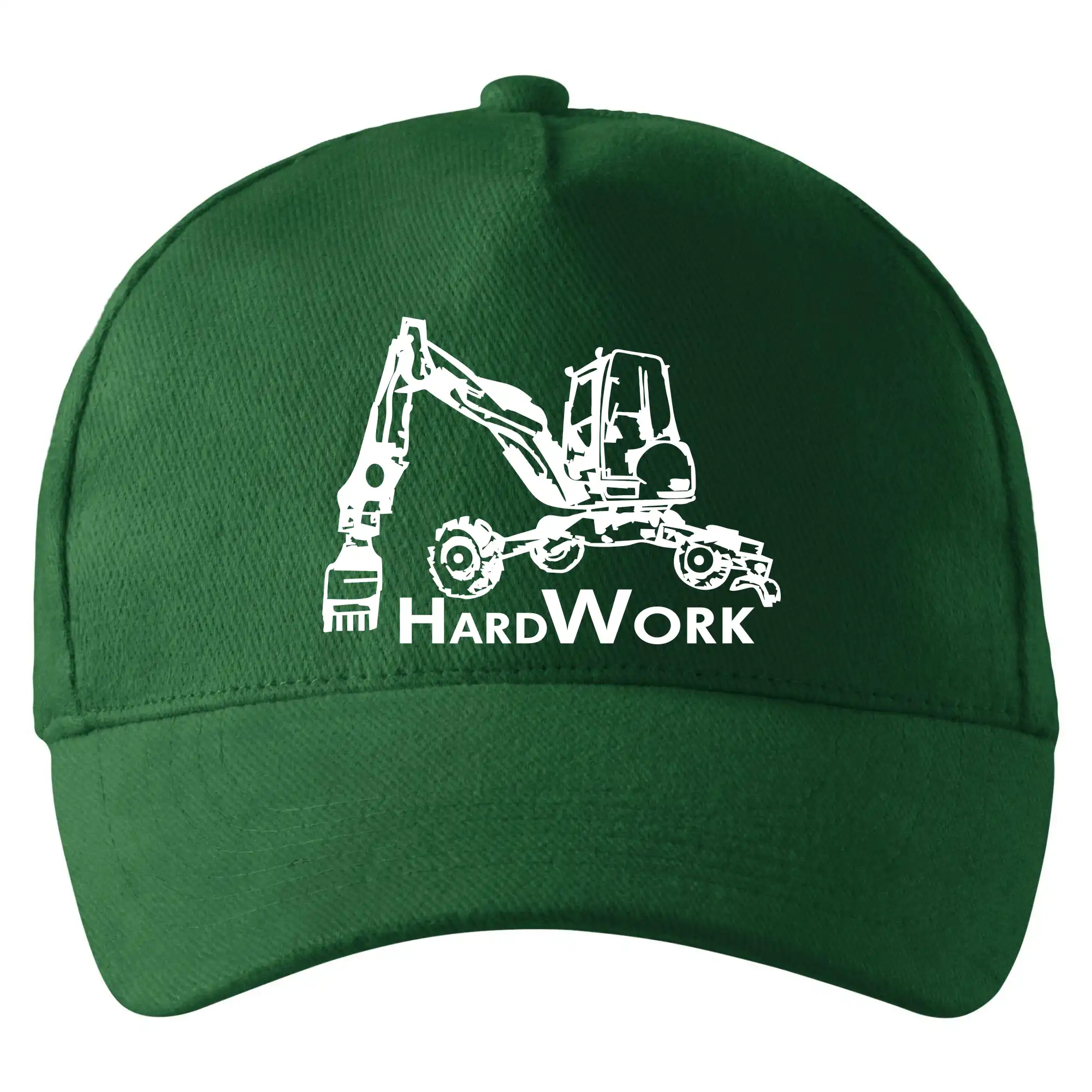 Hard Work kráčajúce rýpadlo - Šiltovka so zahnutým šiltom a mosaznou sponou