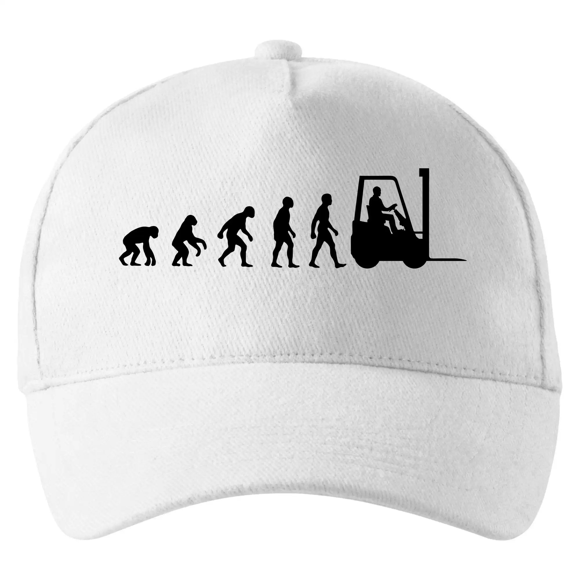 Vtipné tričká do práce - Evolúcia jašterica - Šiltovka so zahnutým šiltom a mosaznou sponou