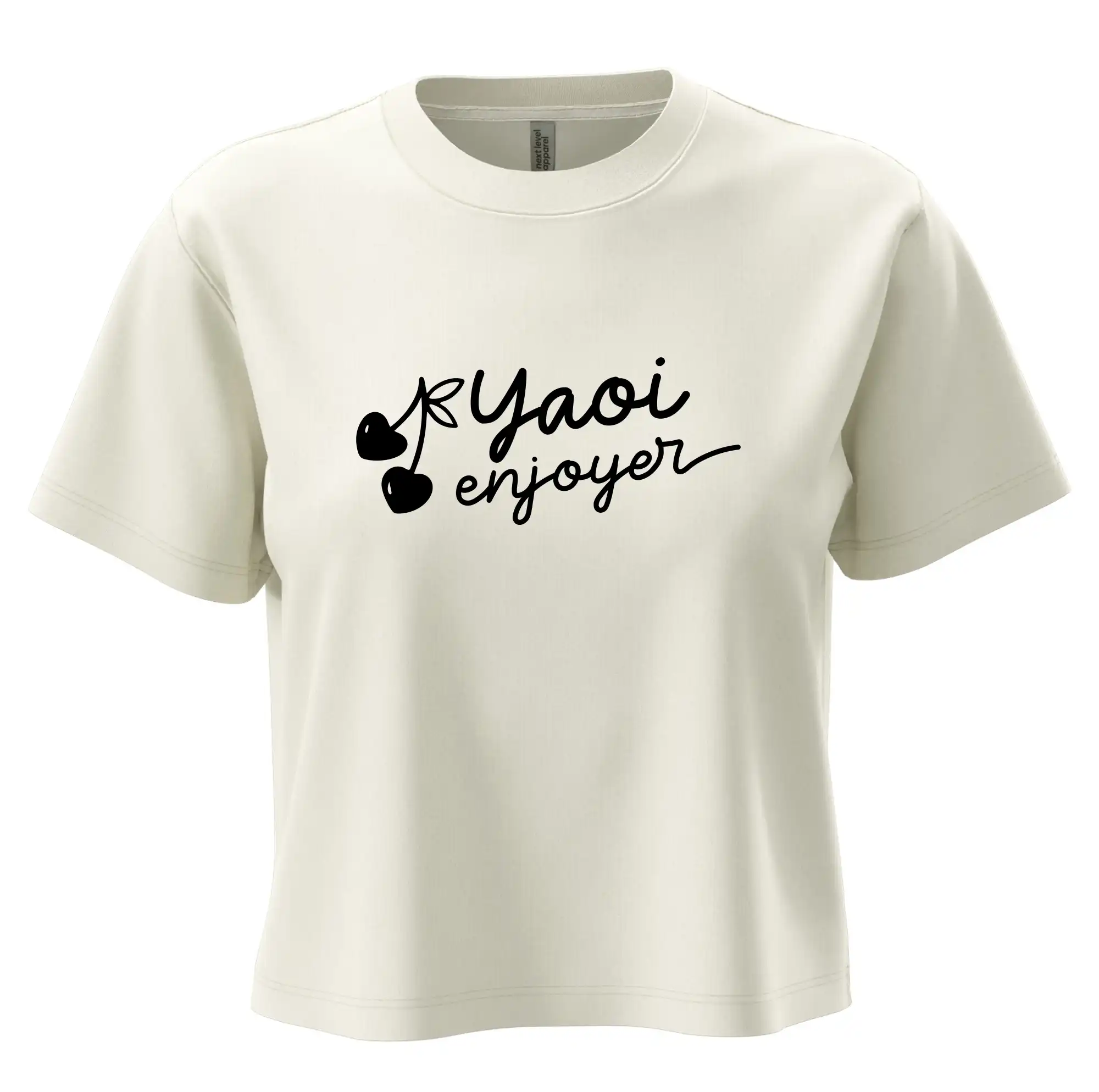 Tričká pre LGBT a Queer komunitu - Yaoi enjoyer - Boxy cropped tričko OVERSIZE