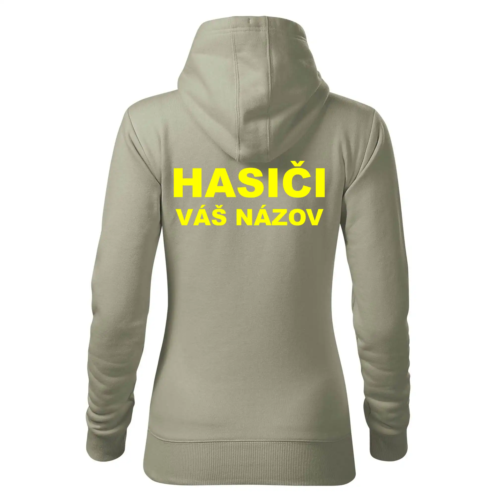 Hasiči - žltý nápis - váš názov zboru