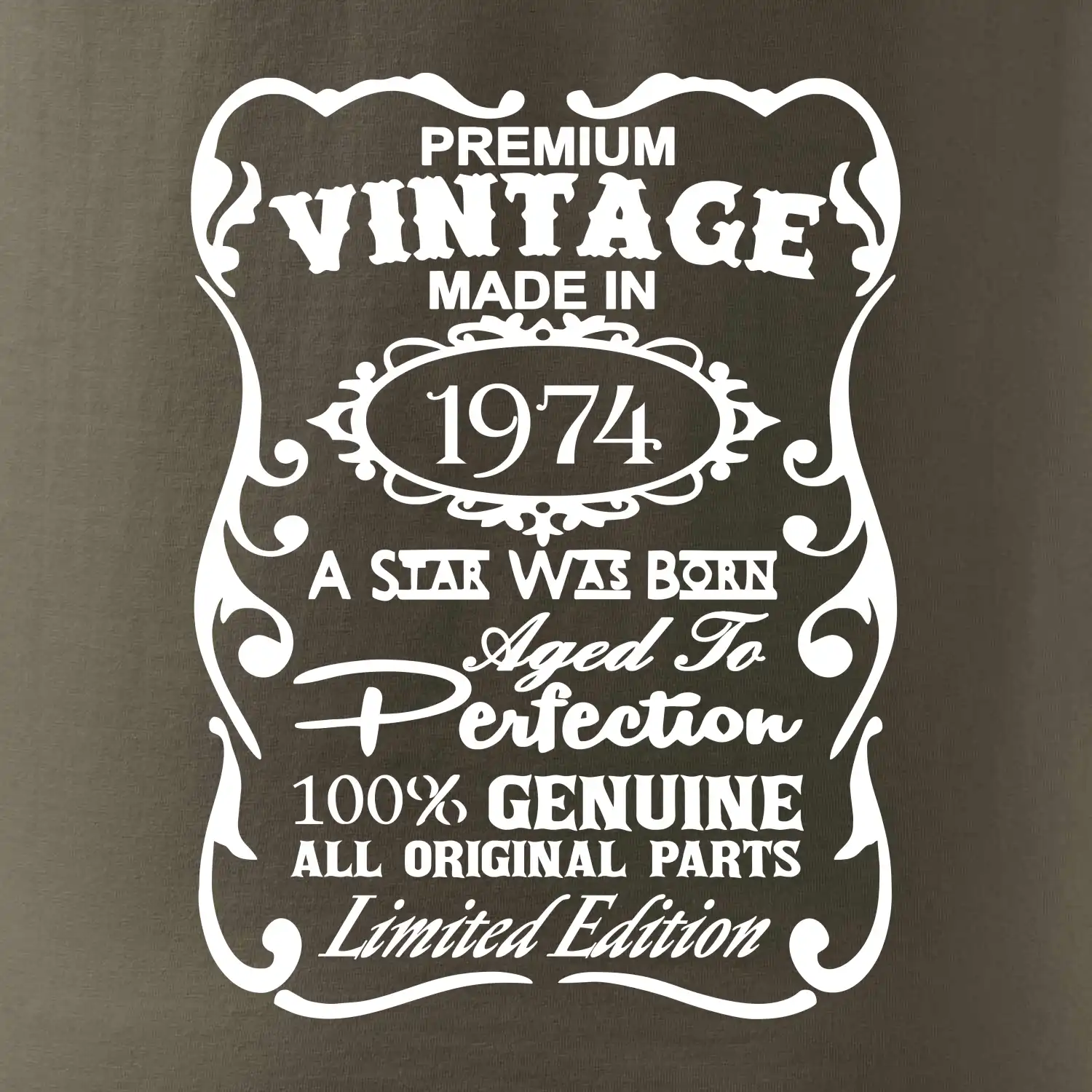 Vintage Etiketa - 1974