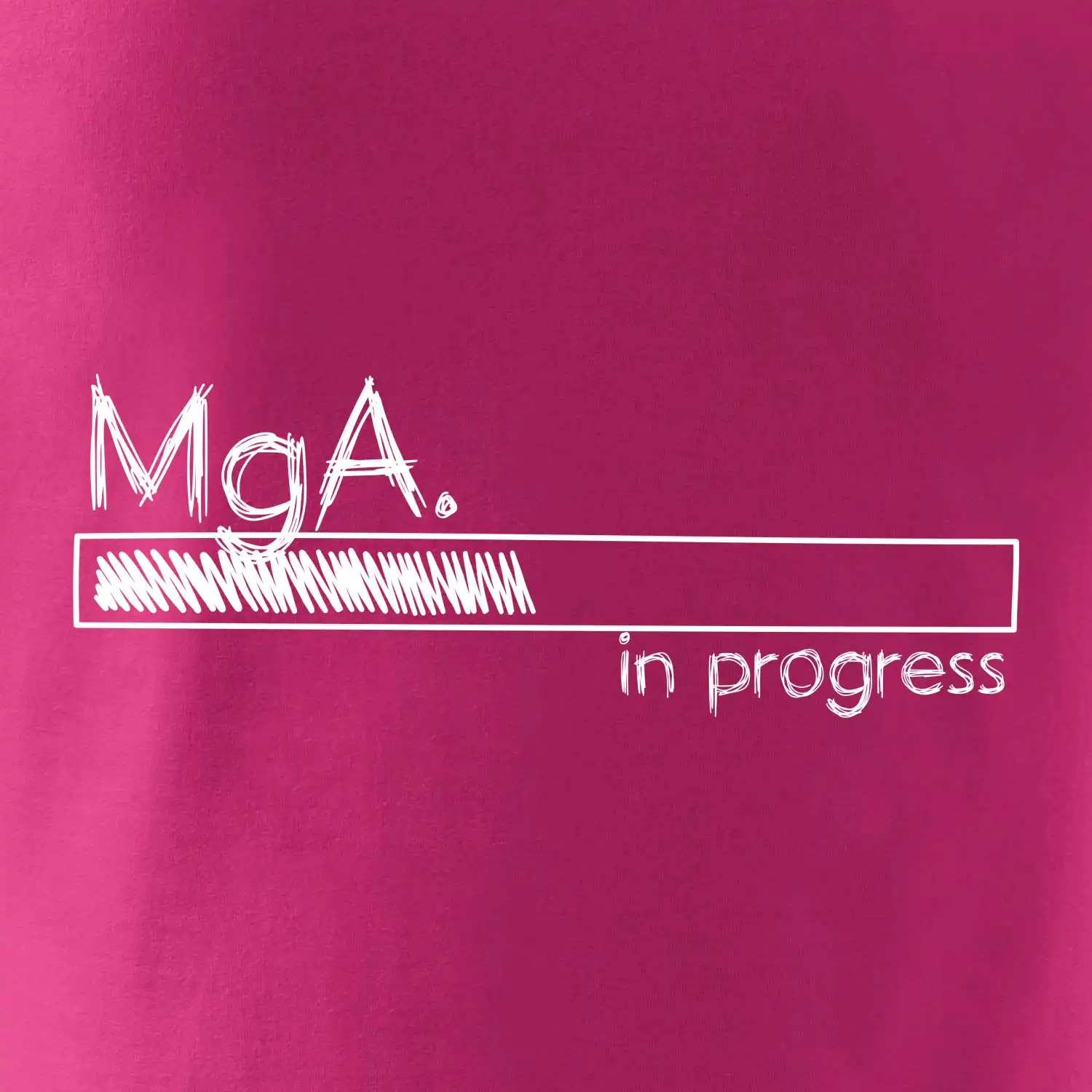 In progress titul MgA.  magistr / magistra umění