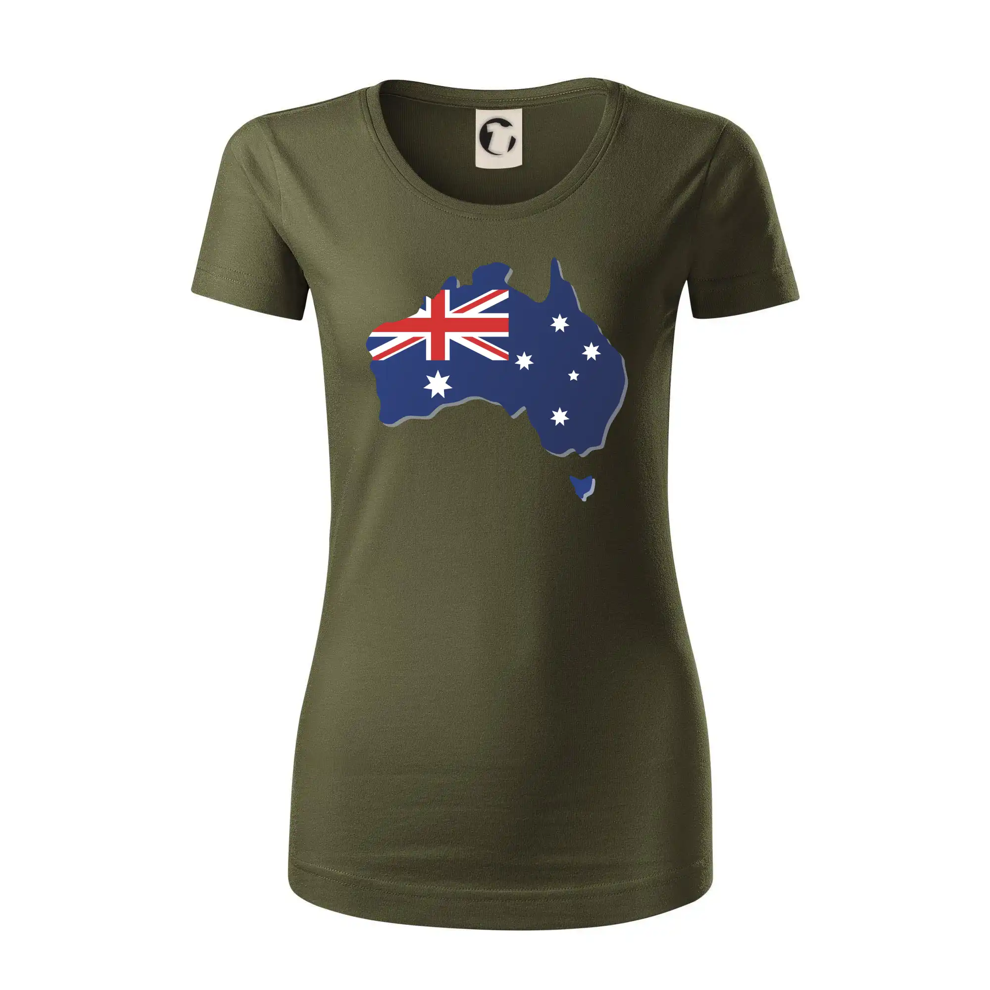 Austrálie - vlajka mapa