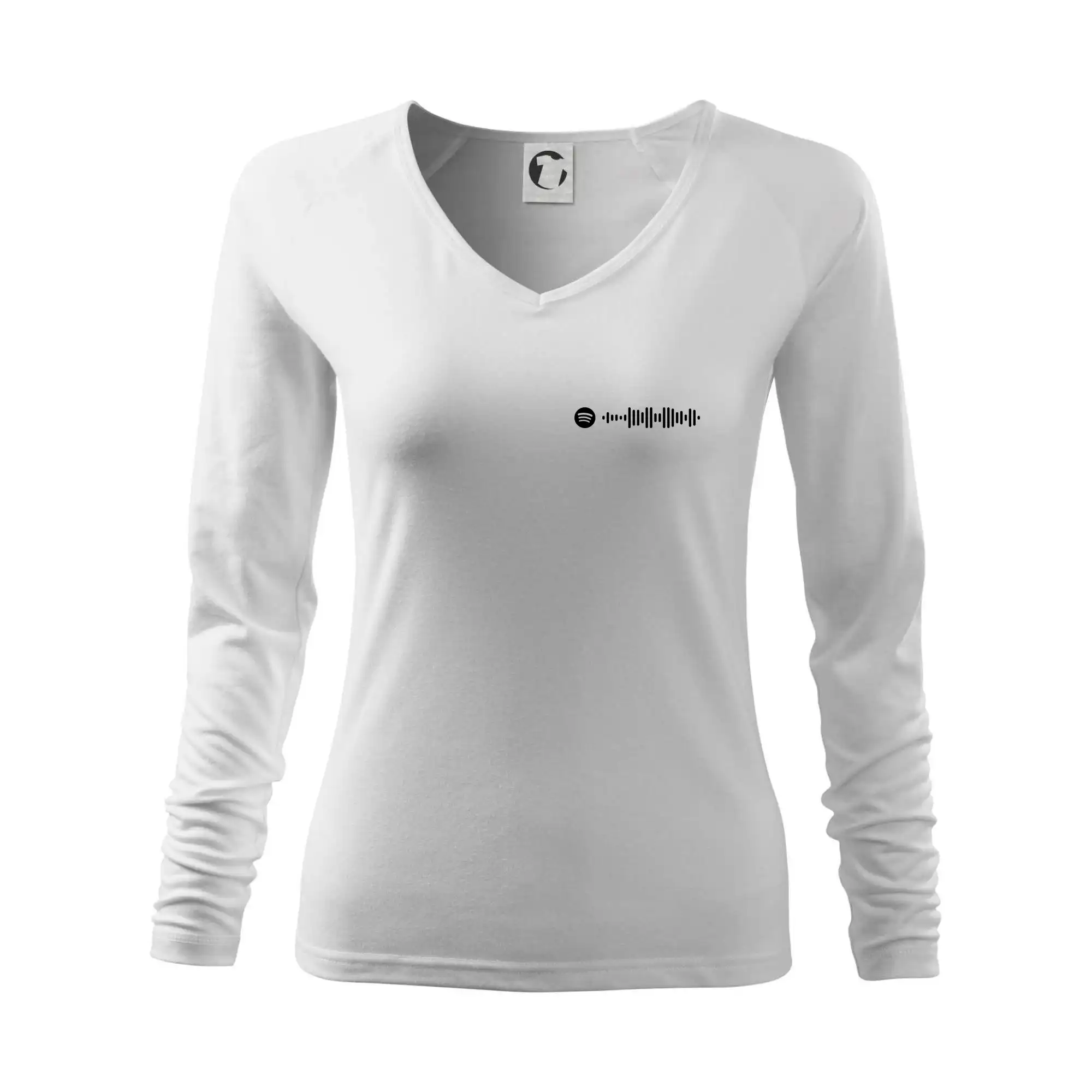 Spotify kód na prsu