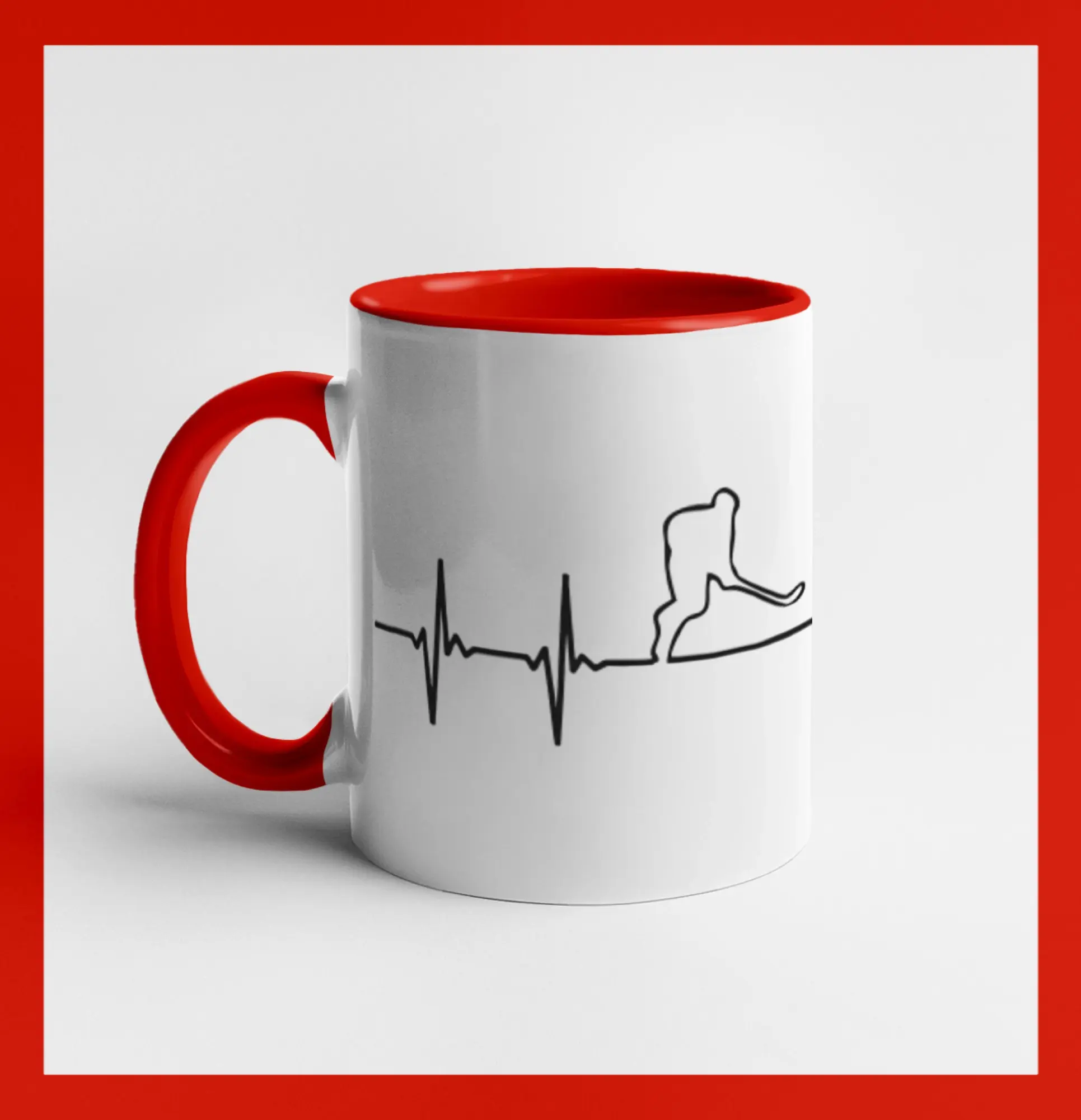 Hokejový hráč EKG