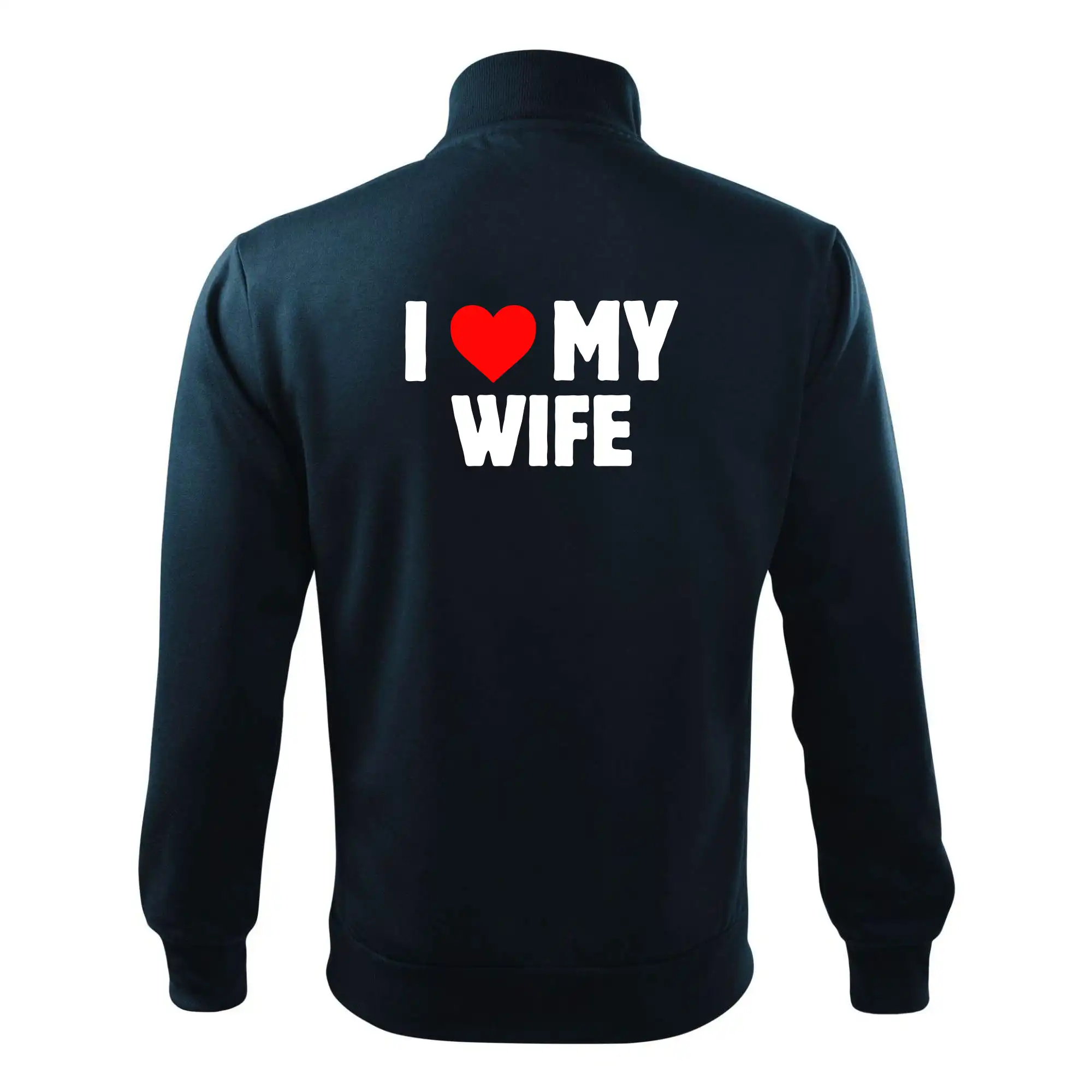 Tričká pre zamilovaných - I love my wife - Mikina bez kapucne Adventure