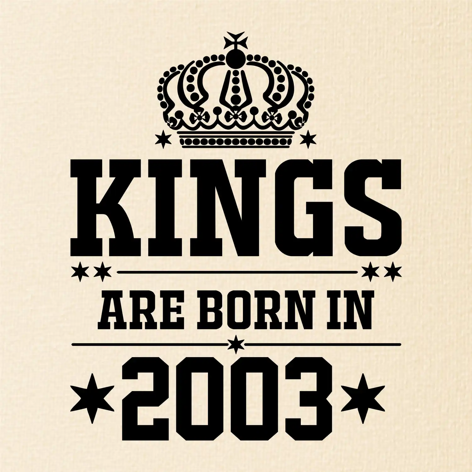 Kings are born in 2003