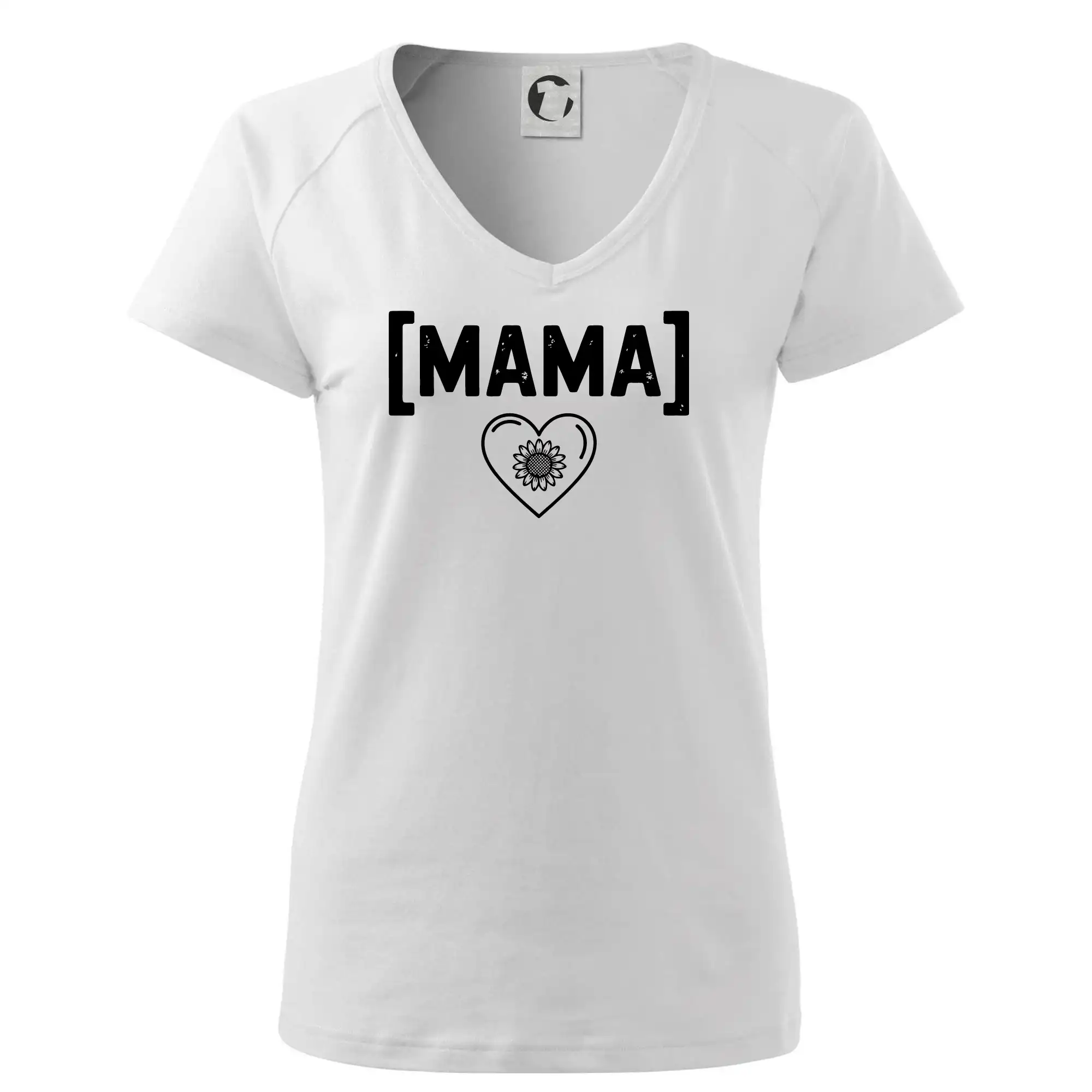 Máma nápis a srdce a slunečnice SK