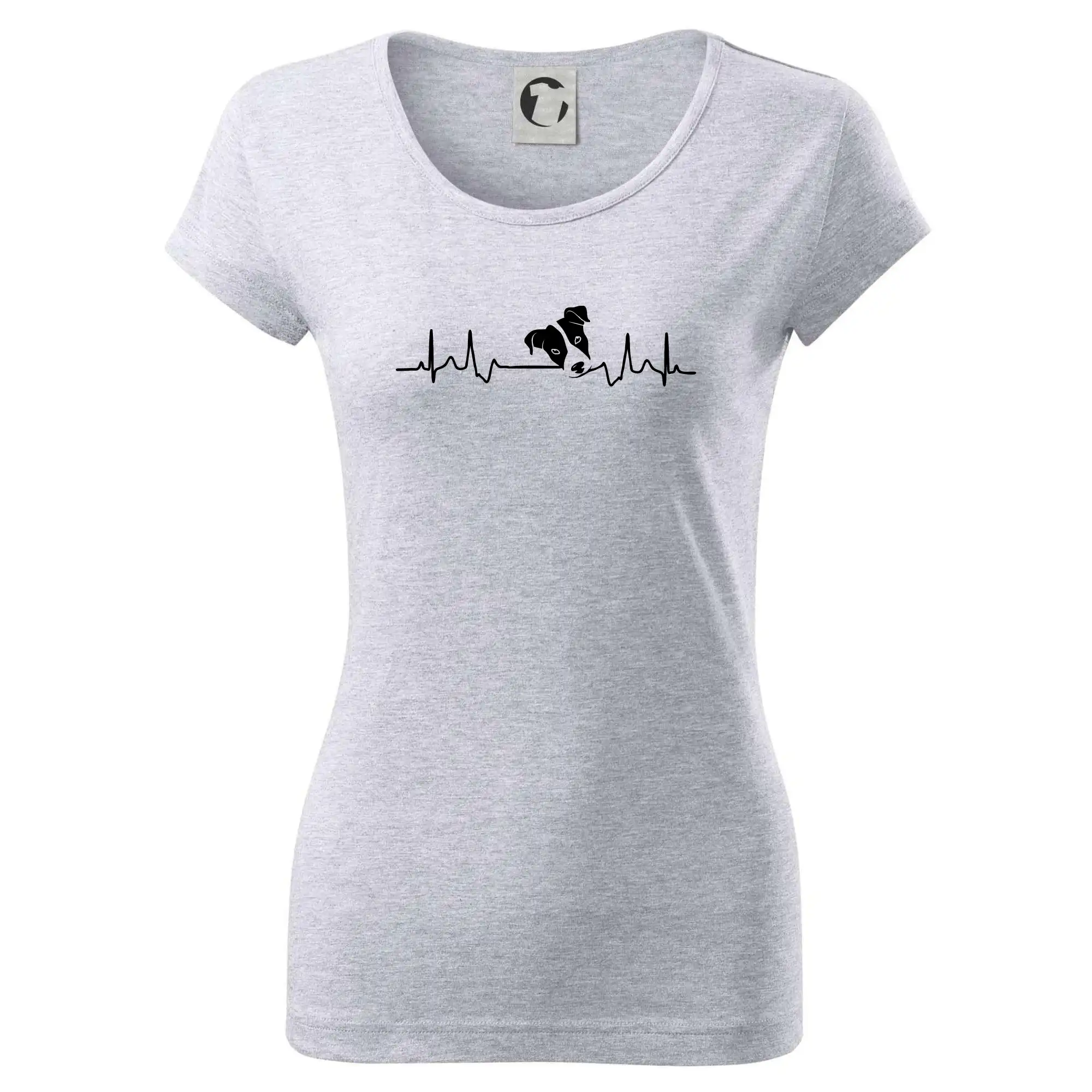 Jack Russell Teriér na tričku - Jack Russell Terriér Ekg - Dámske tričko Pure