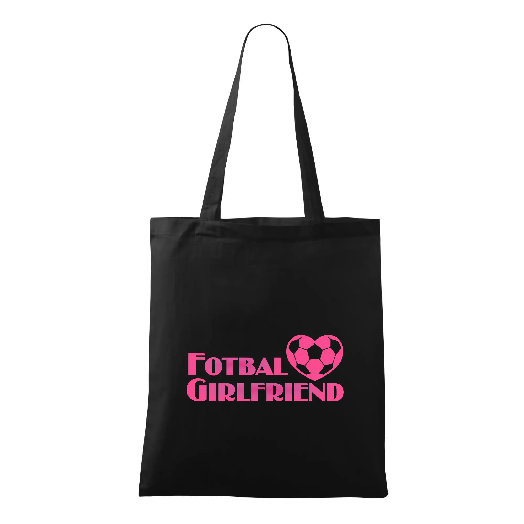 Tričká pre futbalistov - Fotbal girlfriend - Taška bavlnená