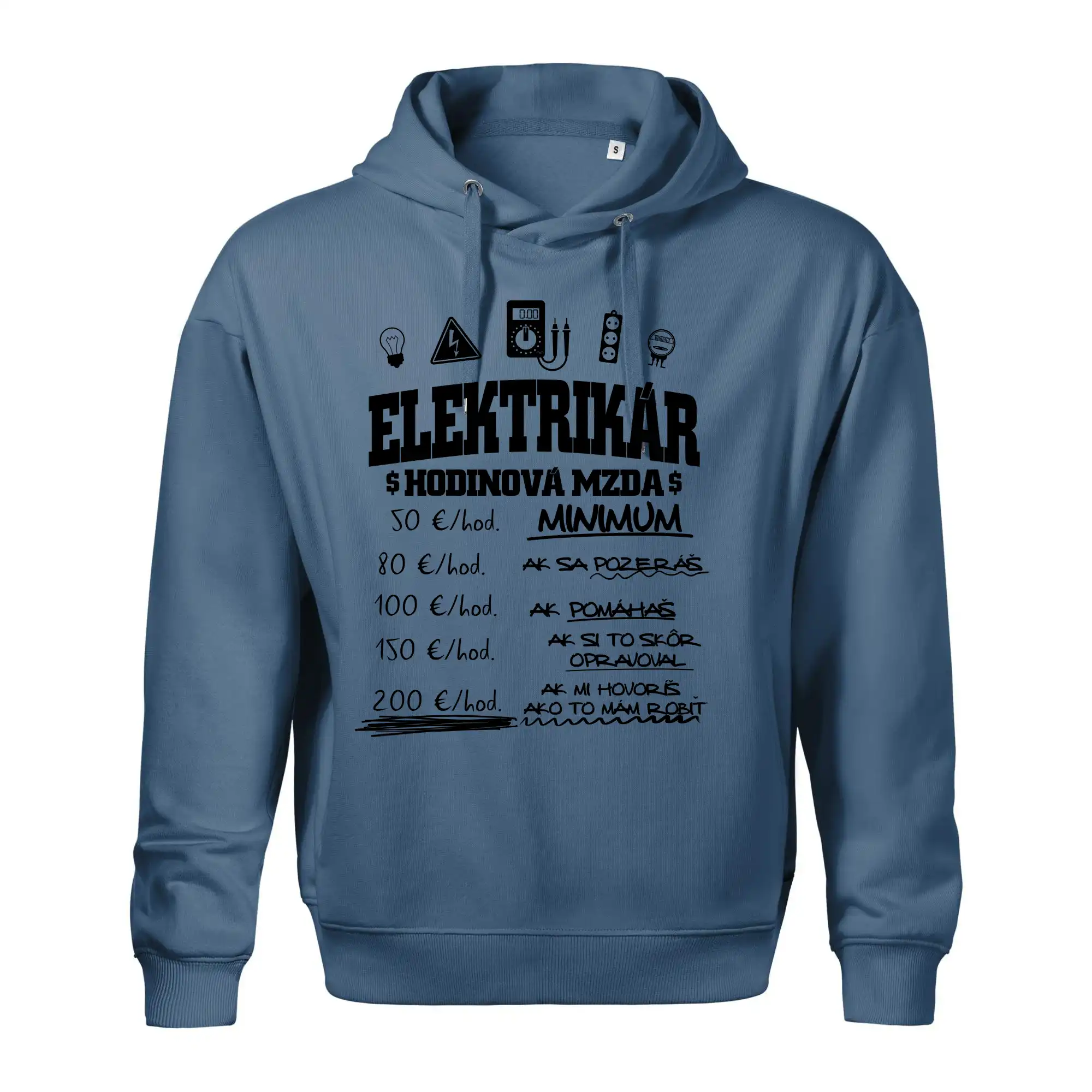 Hodinová mzda elektrikár SK