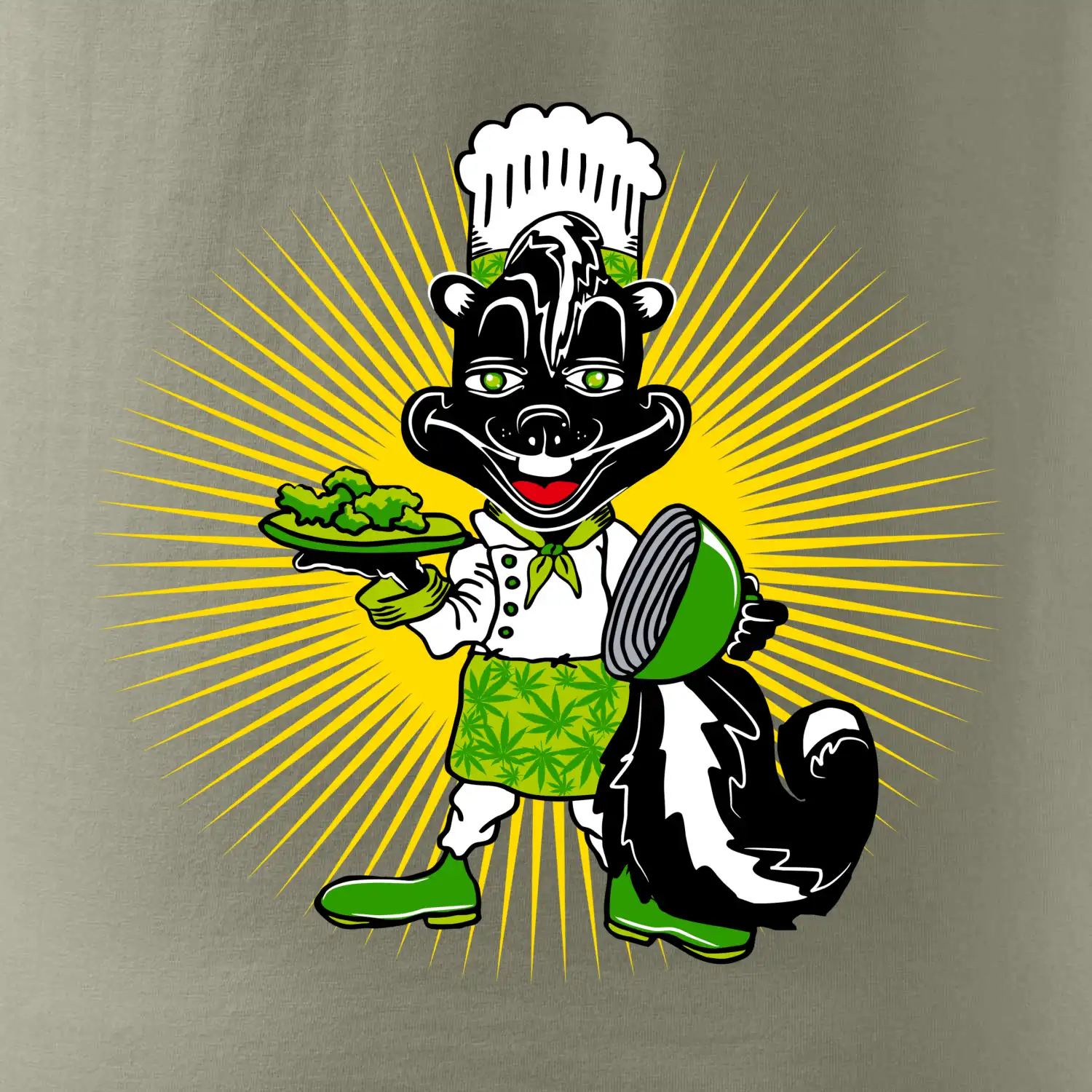 Skunk kuchař (Pecka design)