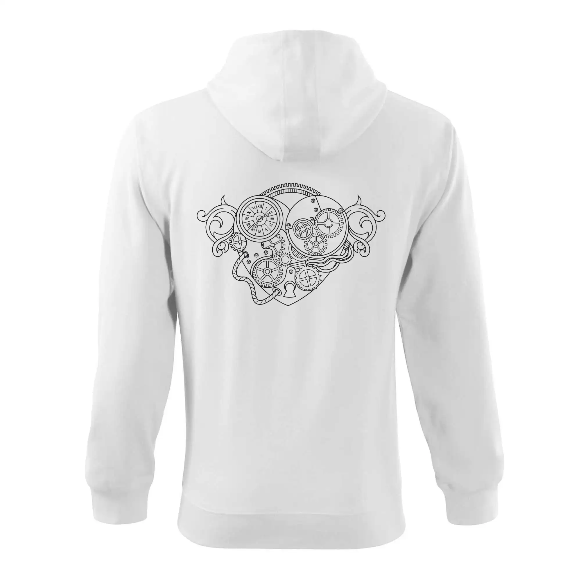 Steampunk srdce kreslené