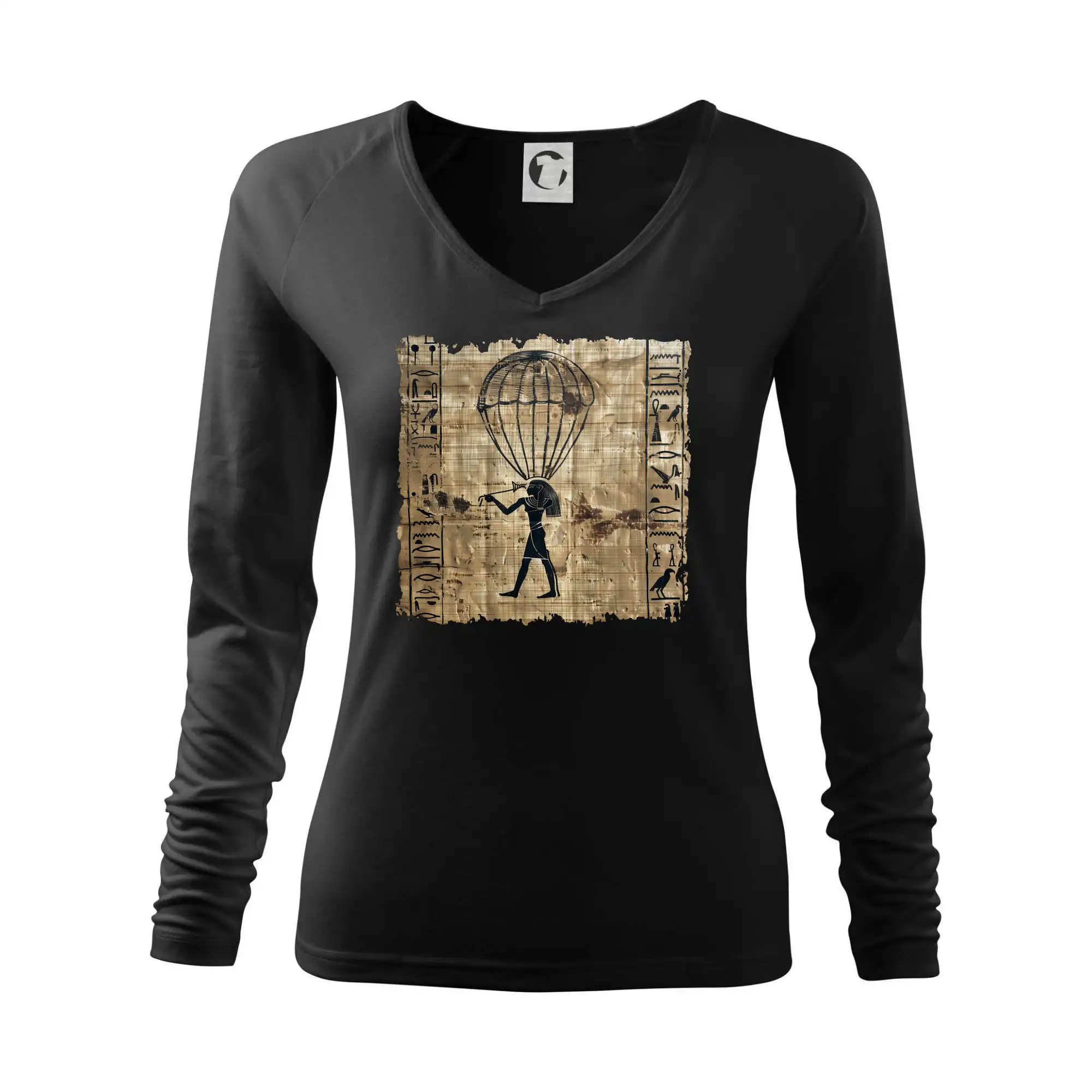 Egyptské hieroglyfy parašutista