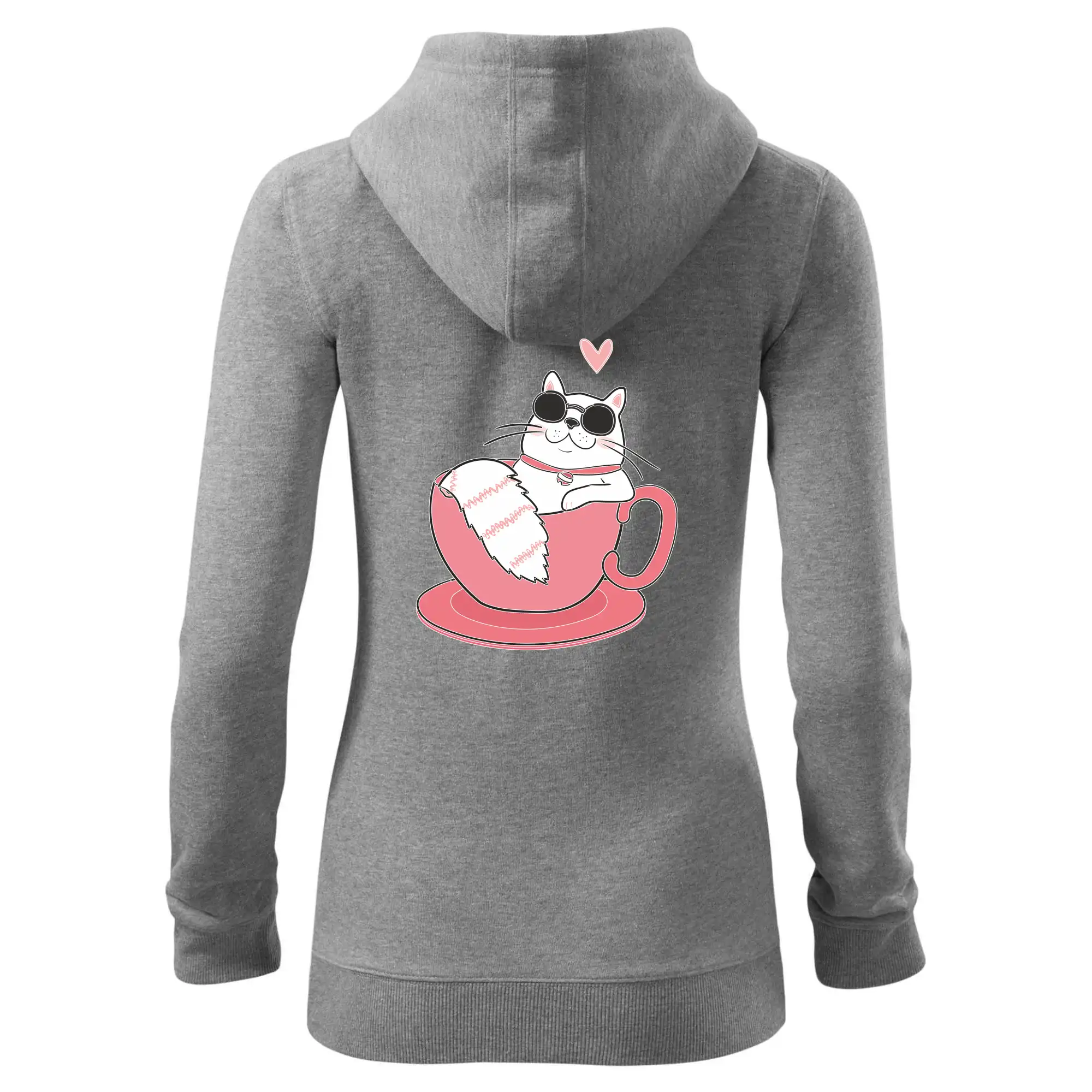 Hustá kočka v hrníčku