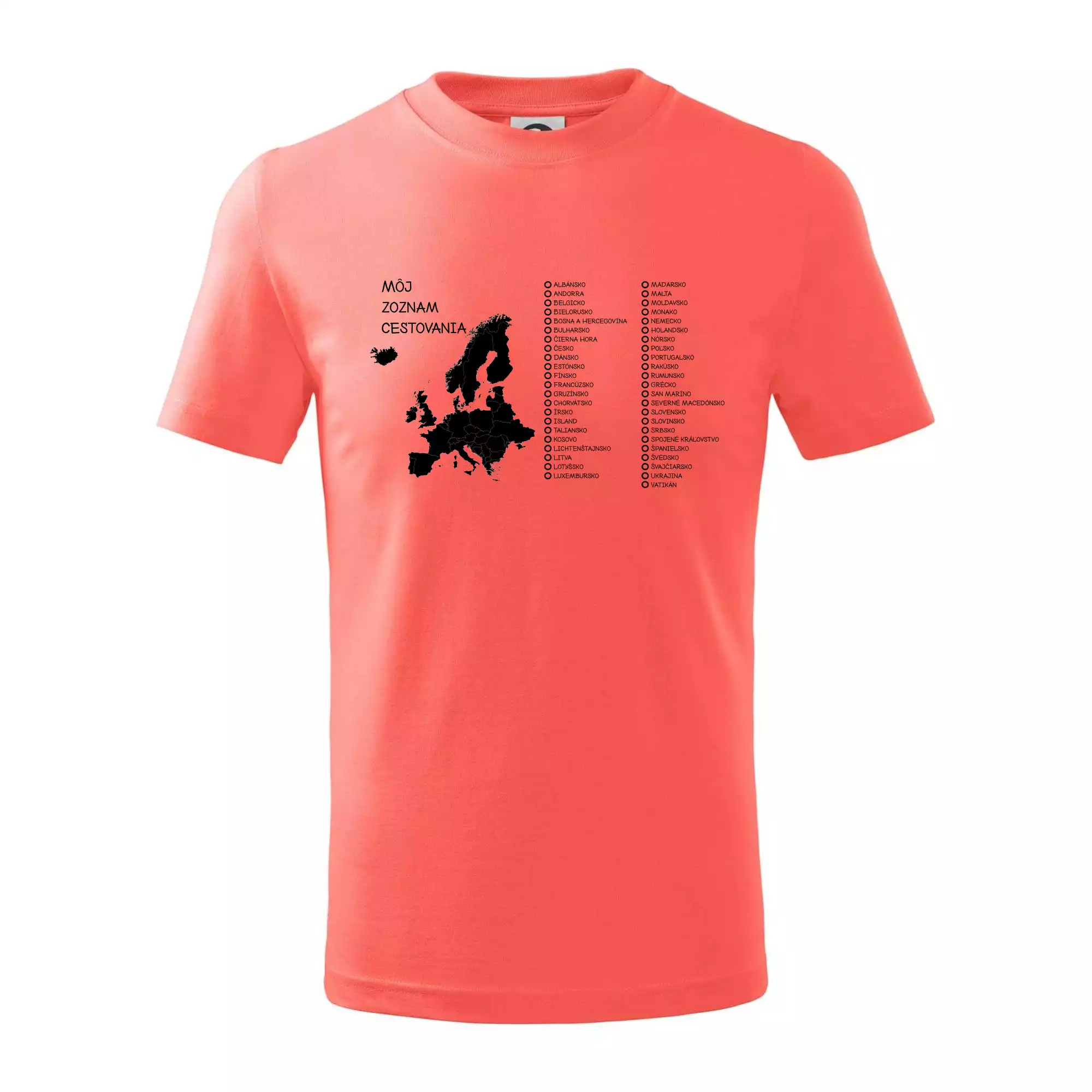 Můj cestovní seznam - Evropa