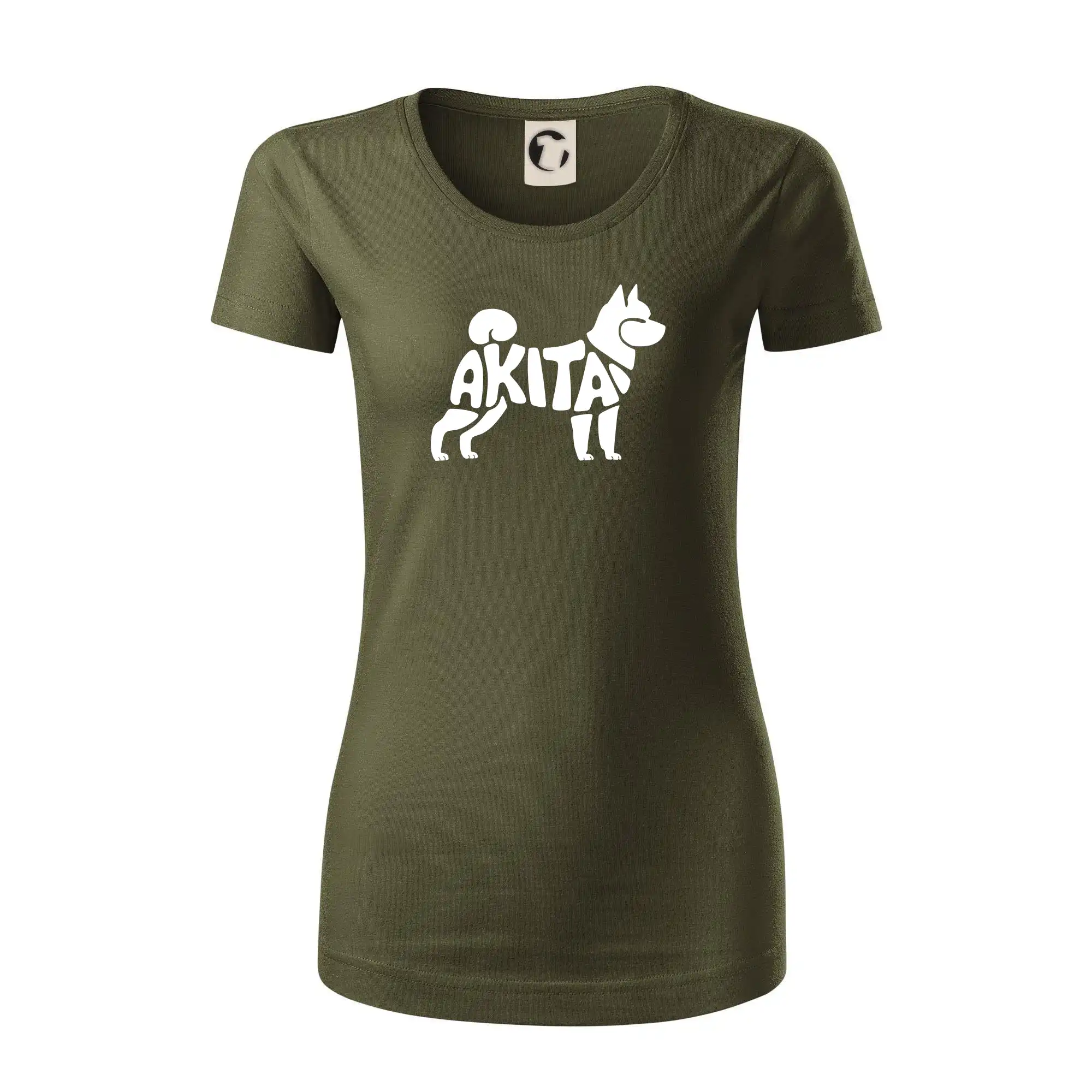 Akita Inu - Nápis v těle