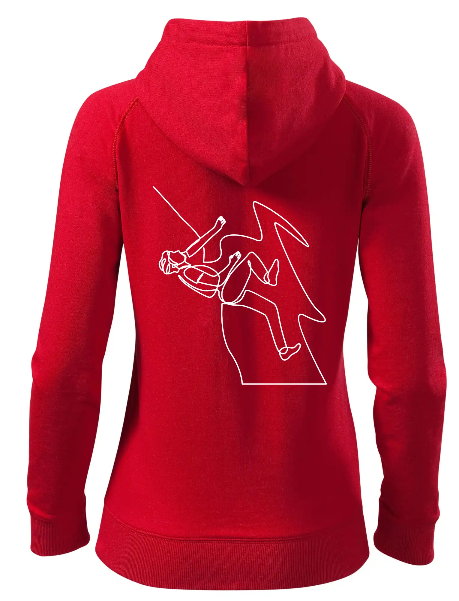 Lezec na skále jedním tahem