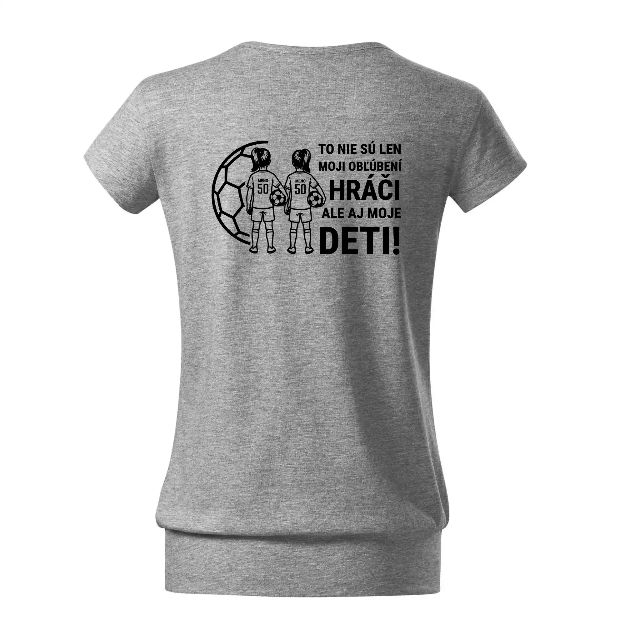 Futbalová mama - Dve dcéry (vaše meno a číslo)