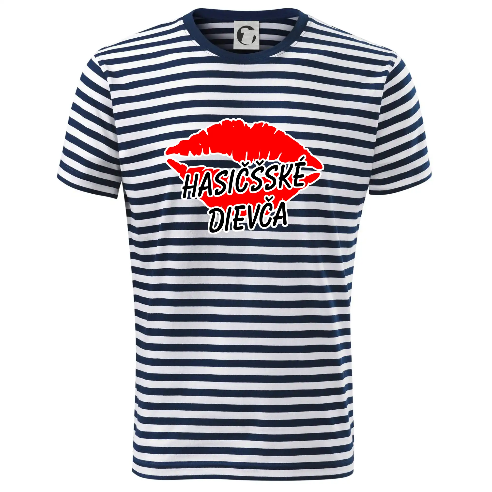 Originálne tričká pre hasičov - Hasičšské dievča pery - Dětské triko na vodu