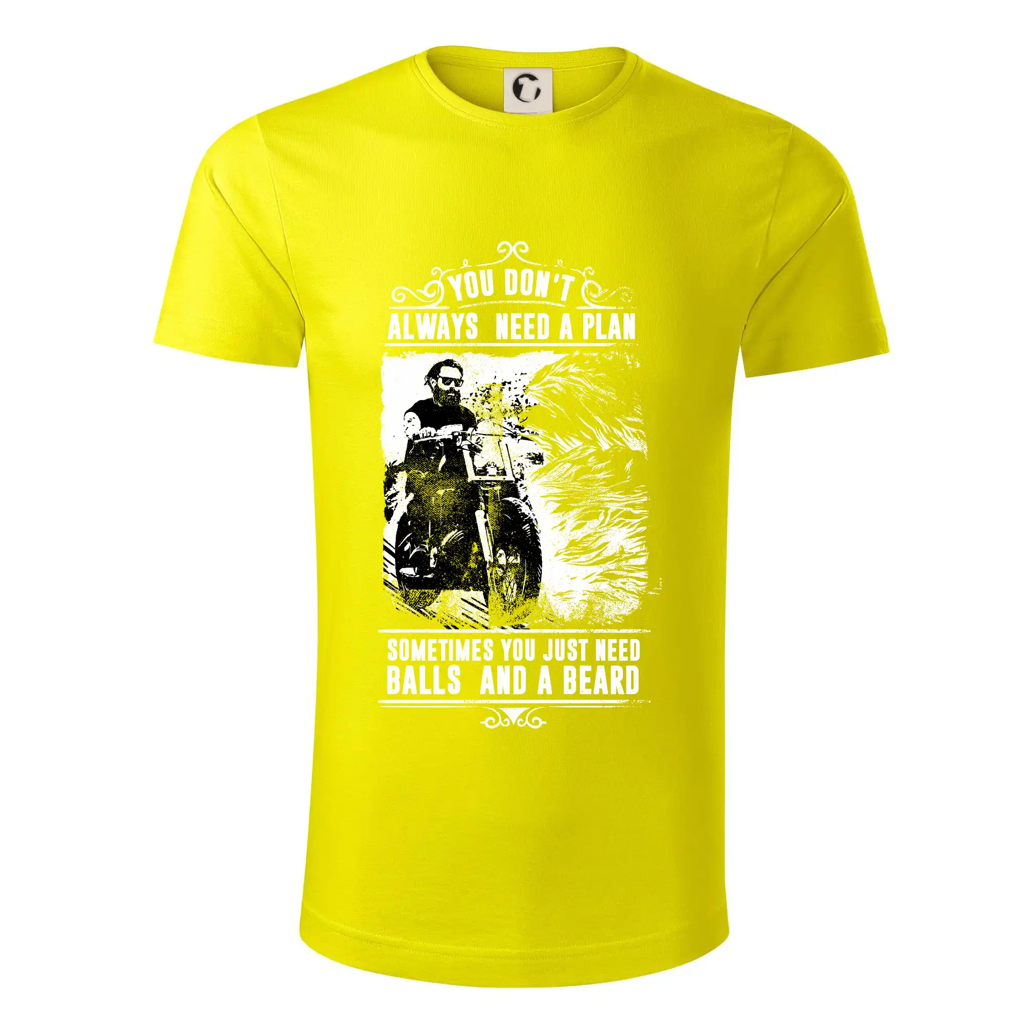 Tričká pre motorkárov¨ - You Don t Always Need a Plan - Tričko z organickej bavlny