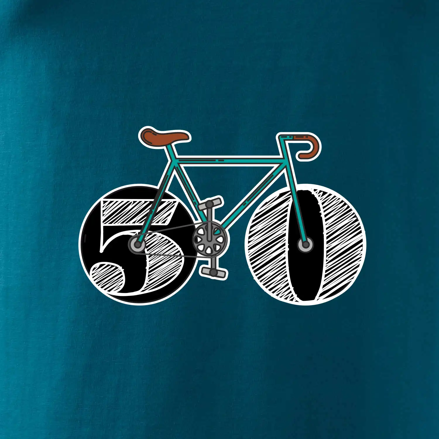 Narozeniny 50 let na kole