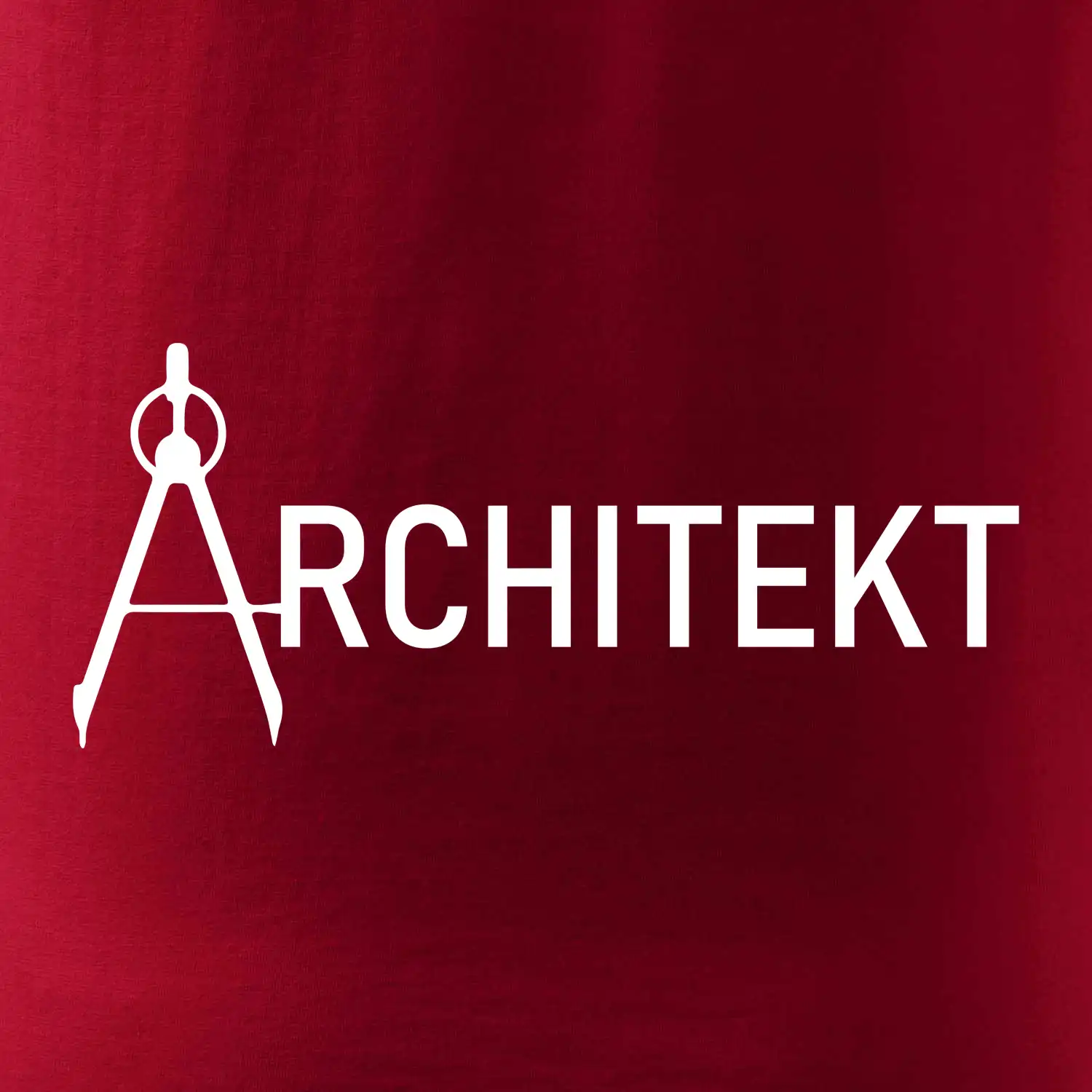 Architekt nápis