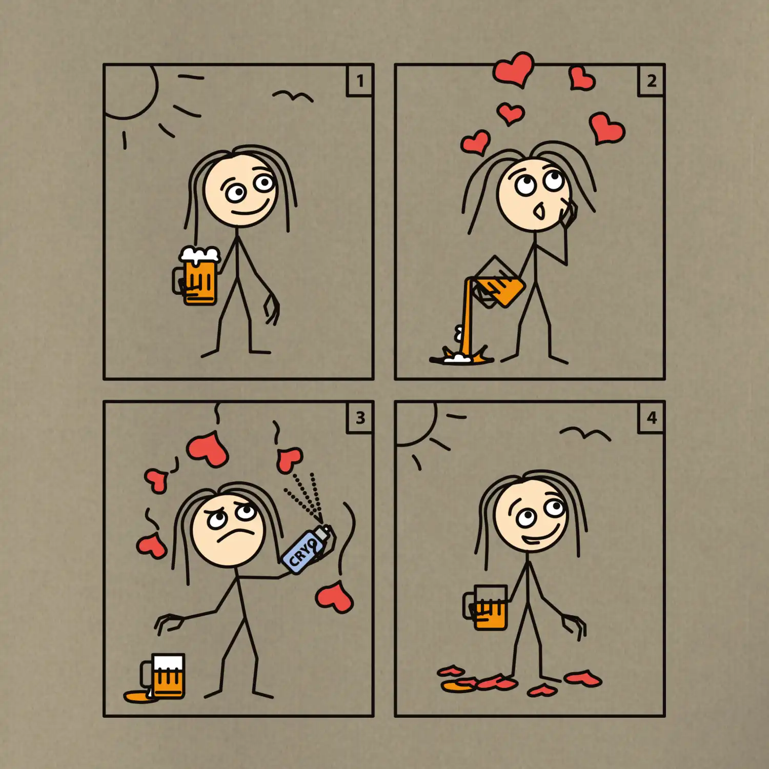 Láska já a pivo (Hana-creative)
