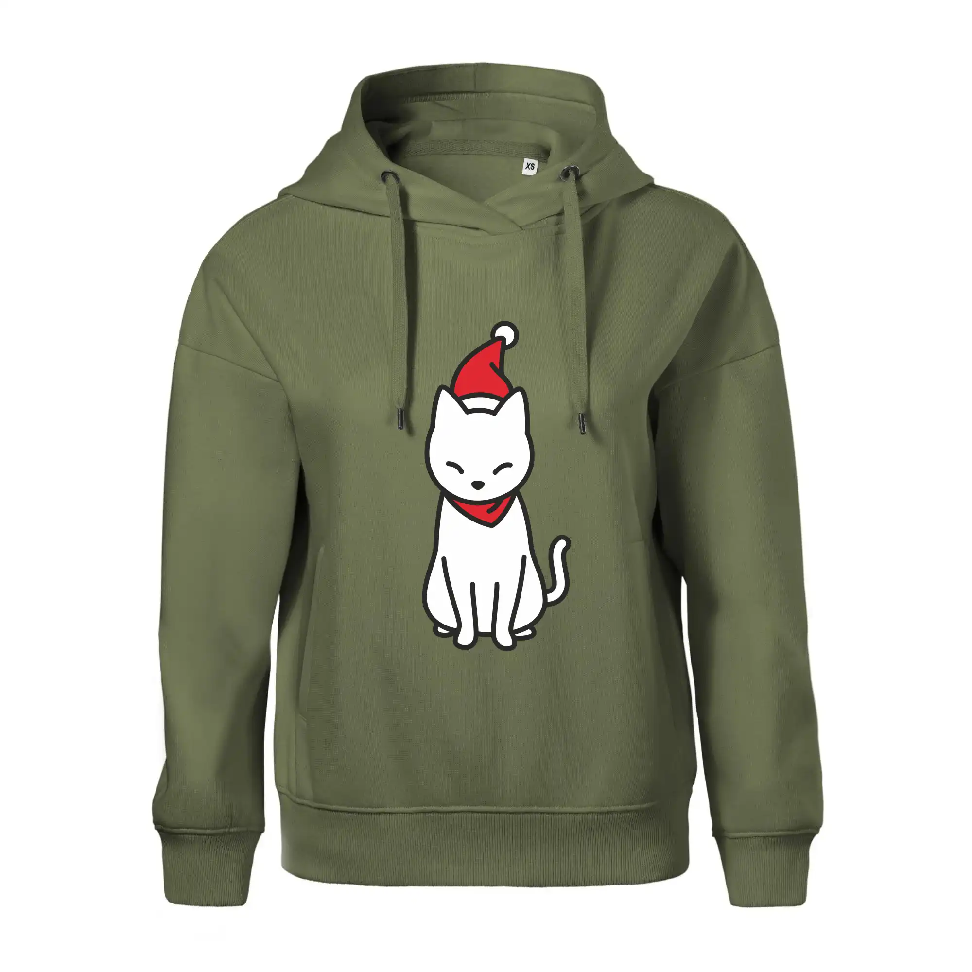 Vánoční kočka sedící