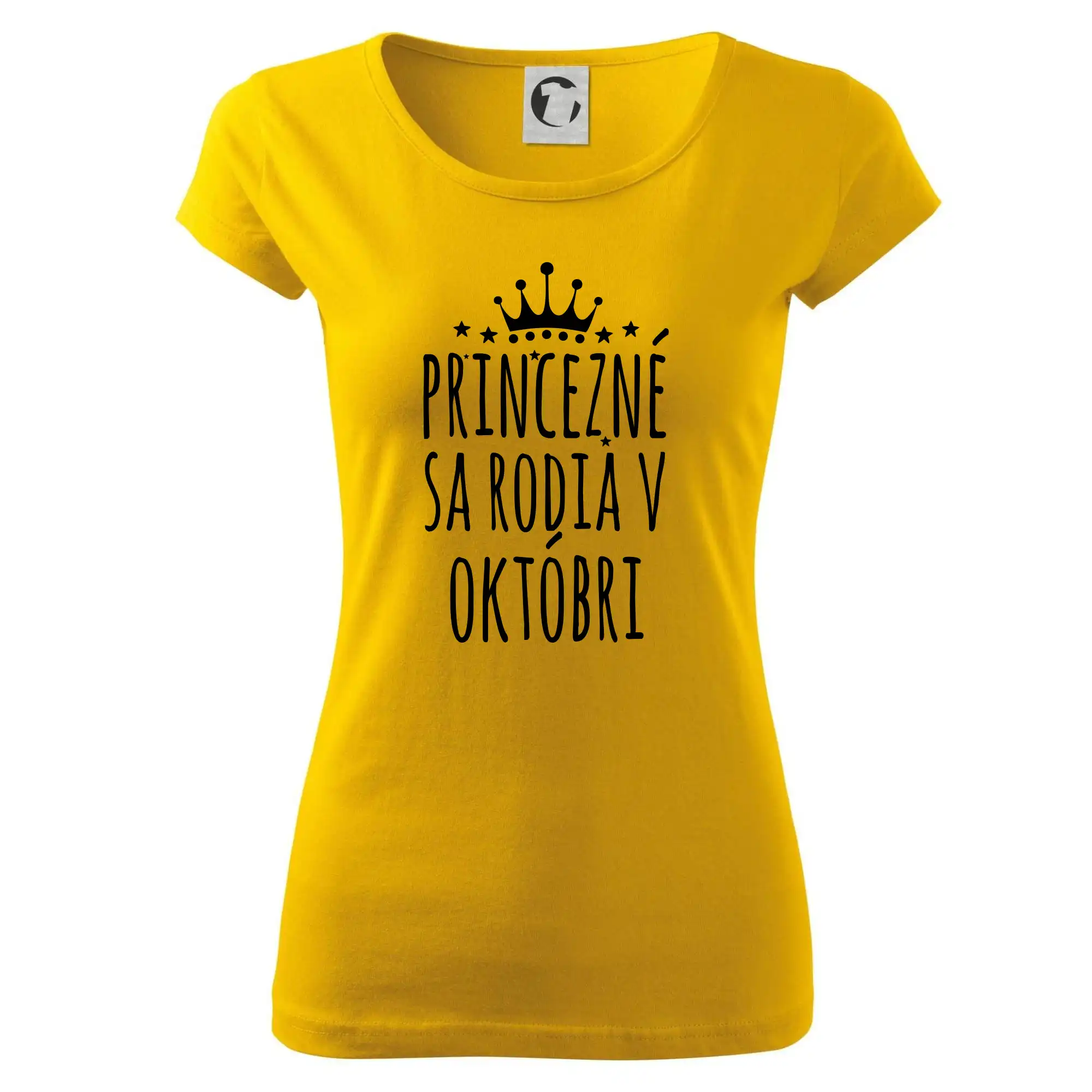 Tričká pre narodených v septembri - Princezné sa rodia v septembri - Dámske tričko Pure