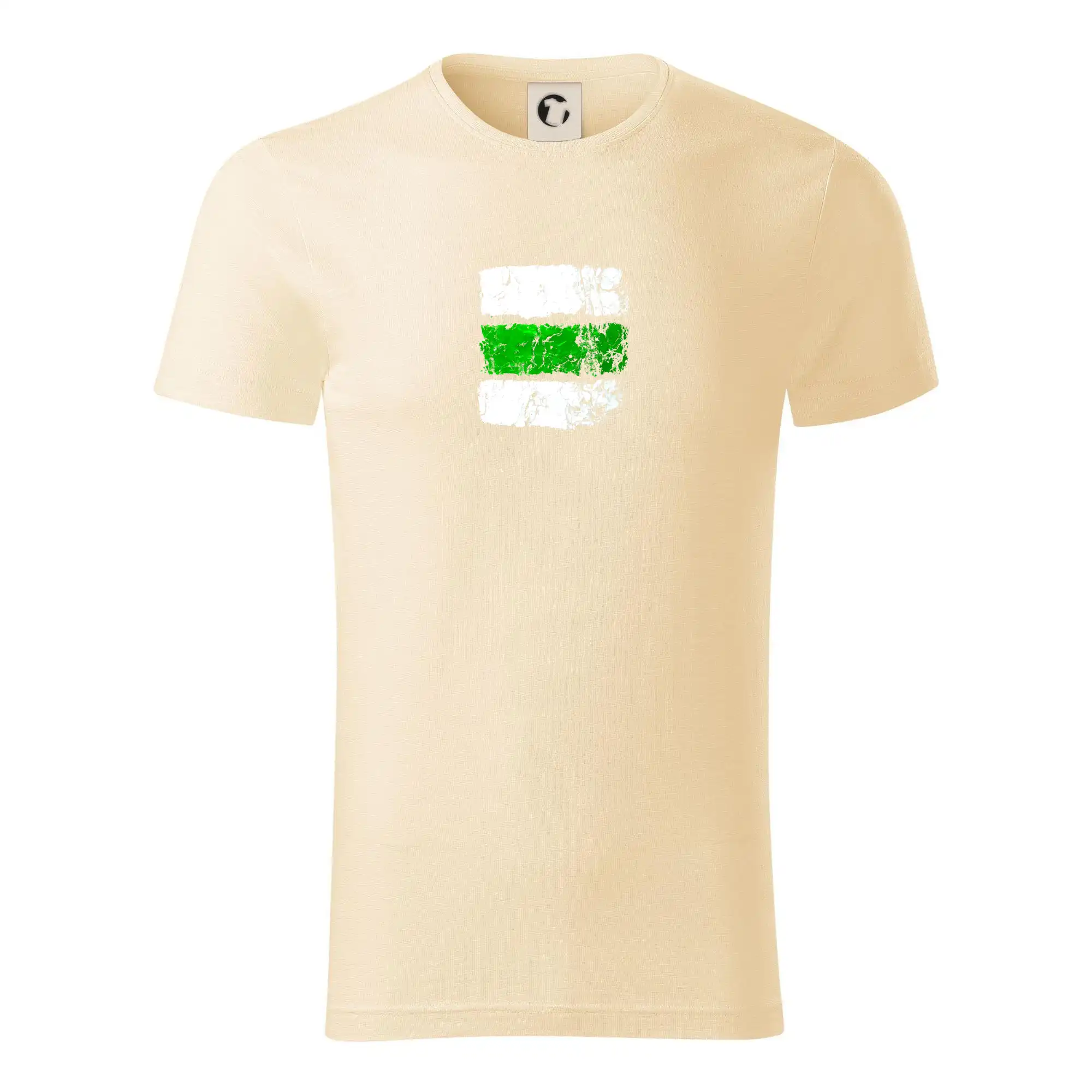 Trička pre cestovateľov - Turistická značka - zelená - Tričko z organickej bavlny