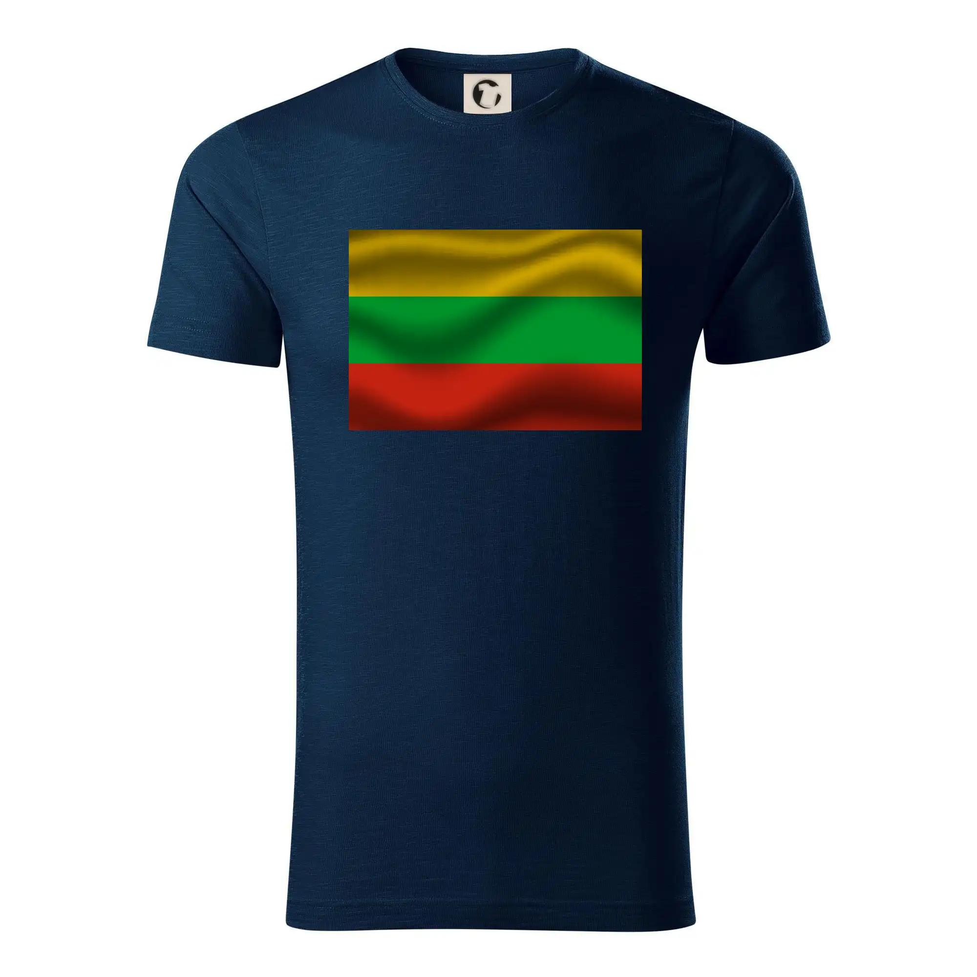 Motívy štátnych vlajok - Litva vlajka obdĺžnik - Tričko z organickej bavlny