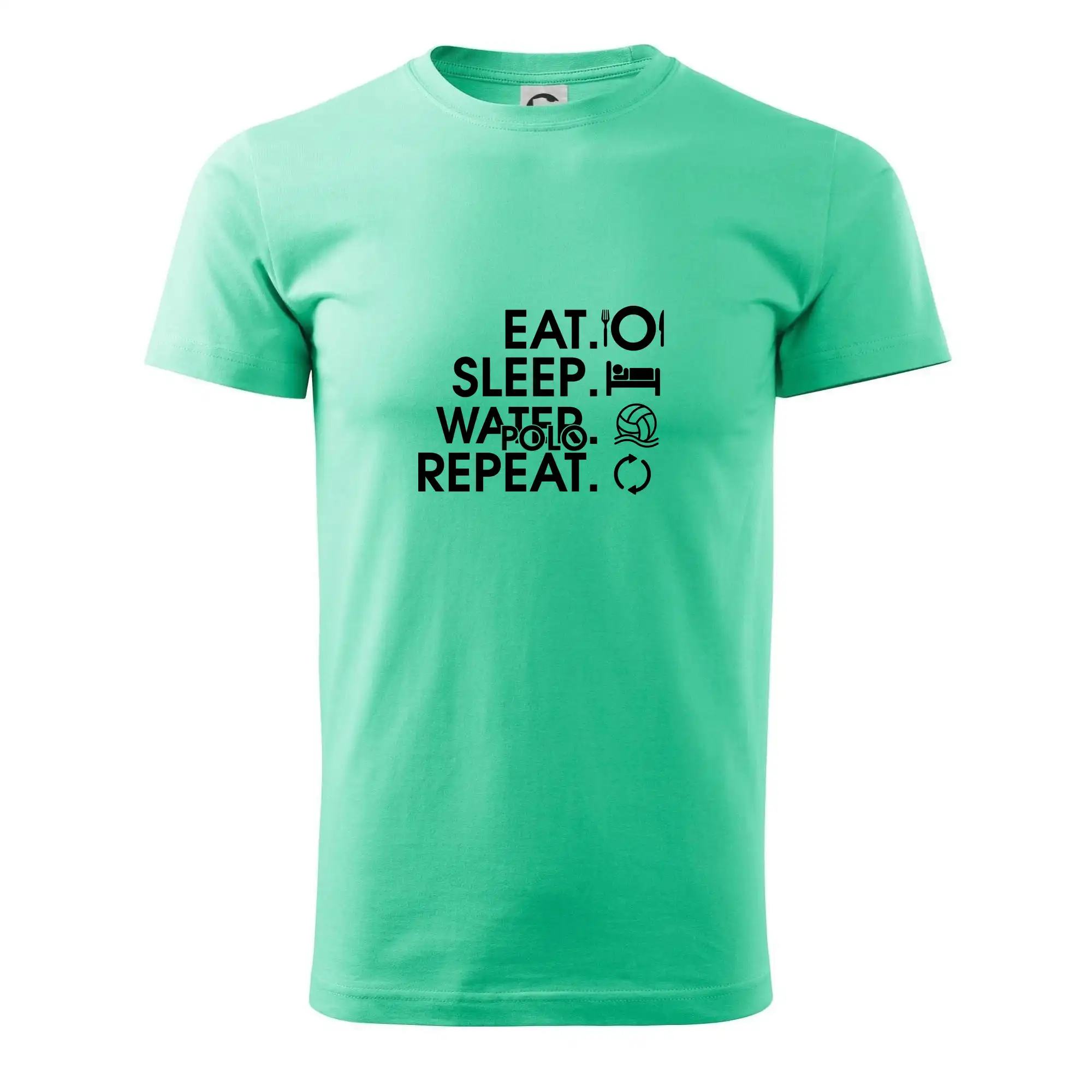 Ostatné športy - Eat sleep watter polo repeat - Pánske tričko nižšej gramáže