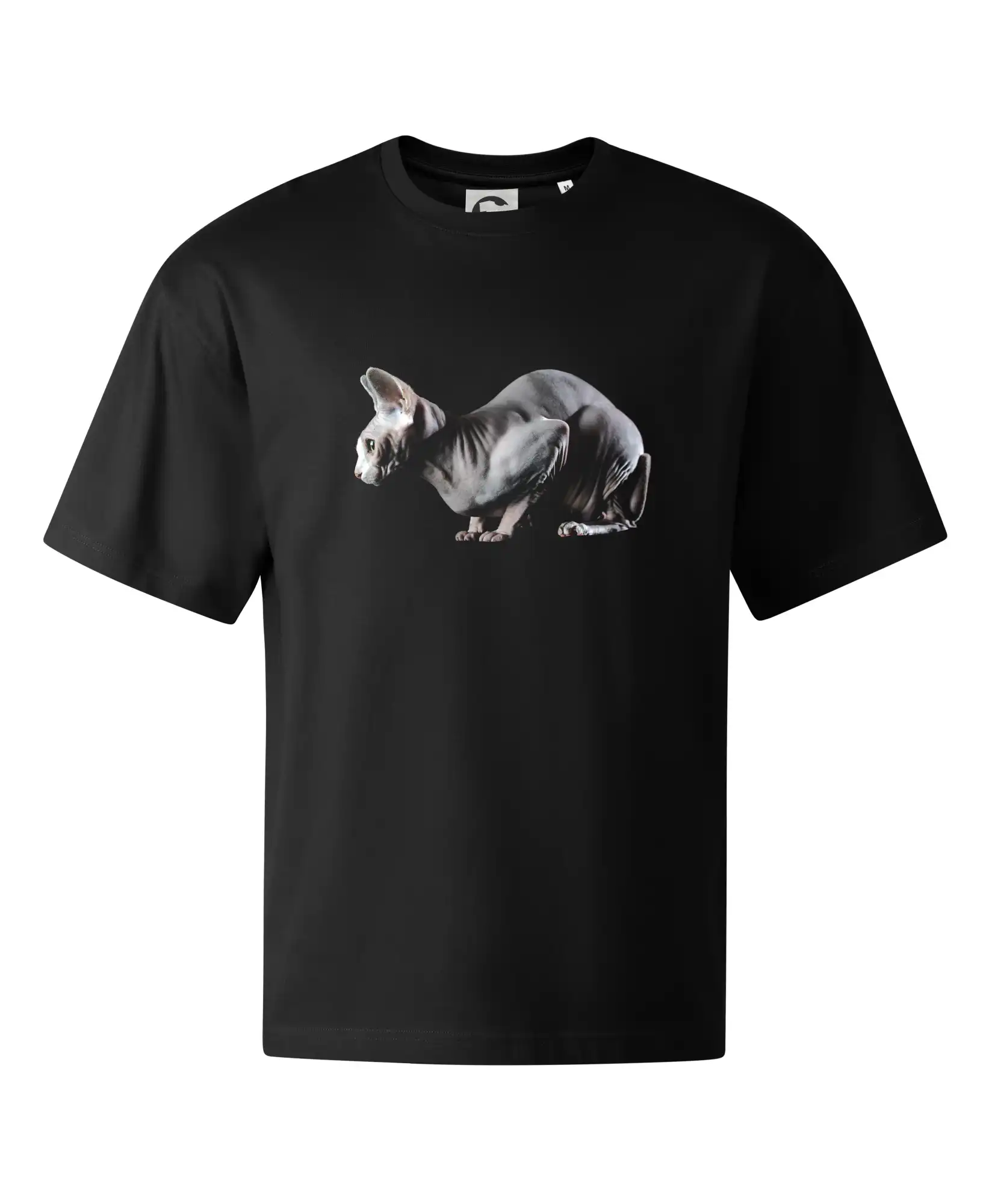 Vtipná tričká s mačkou - Mačka sphynx fotka - Stage unisex - OVERSIZE